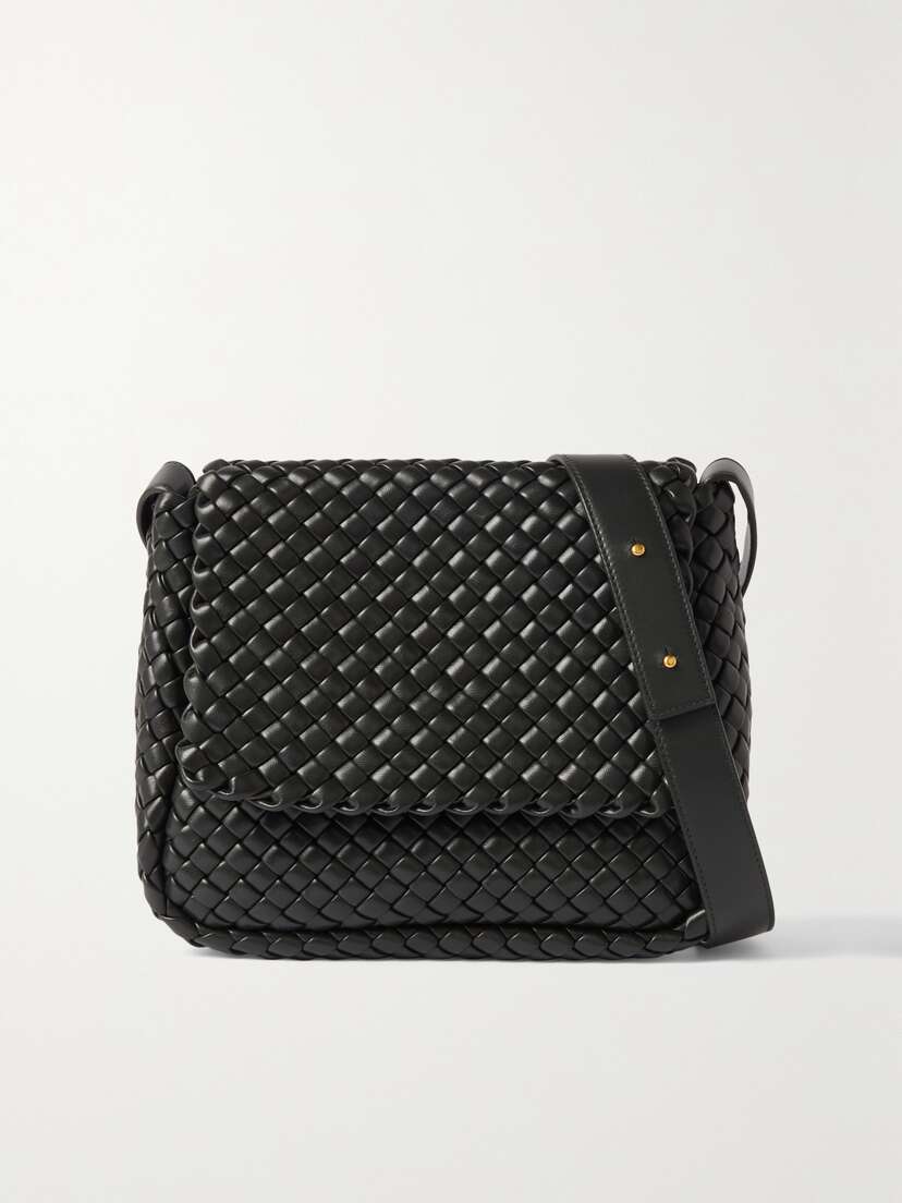 Bottega Veneta Cobble Padded Intrecciato Leather Shoulder Bag