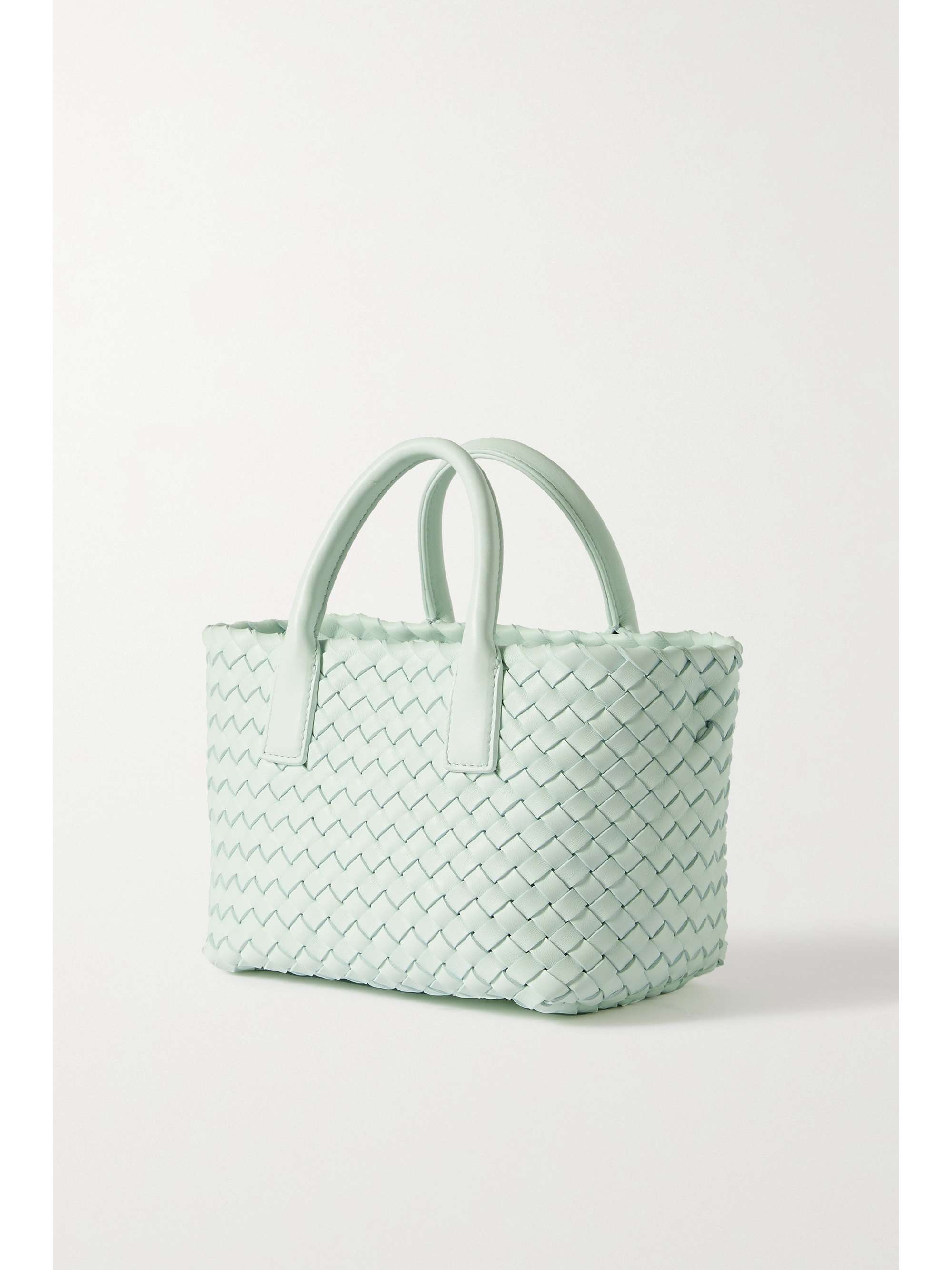 BOTTEGA VENETA Cabat mini intrecciato leather tote