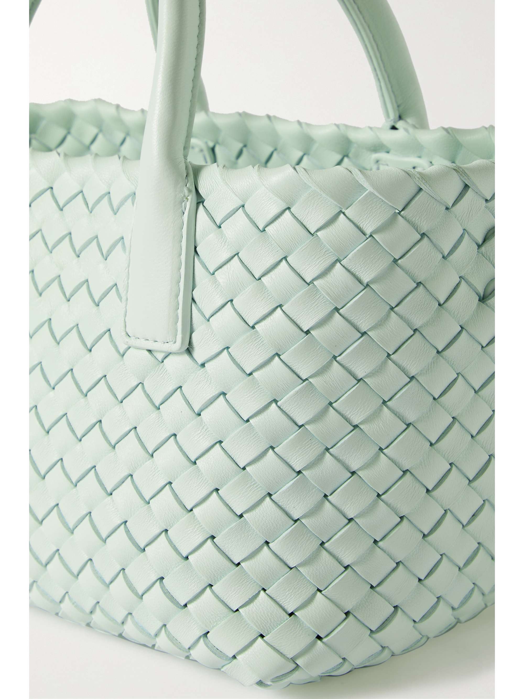BOTTEGA VENETA Cabat mini intrecciato leather tote