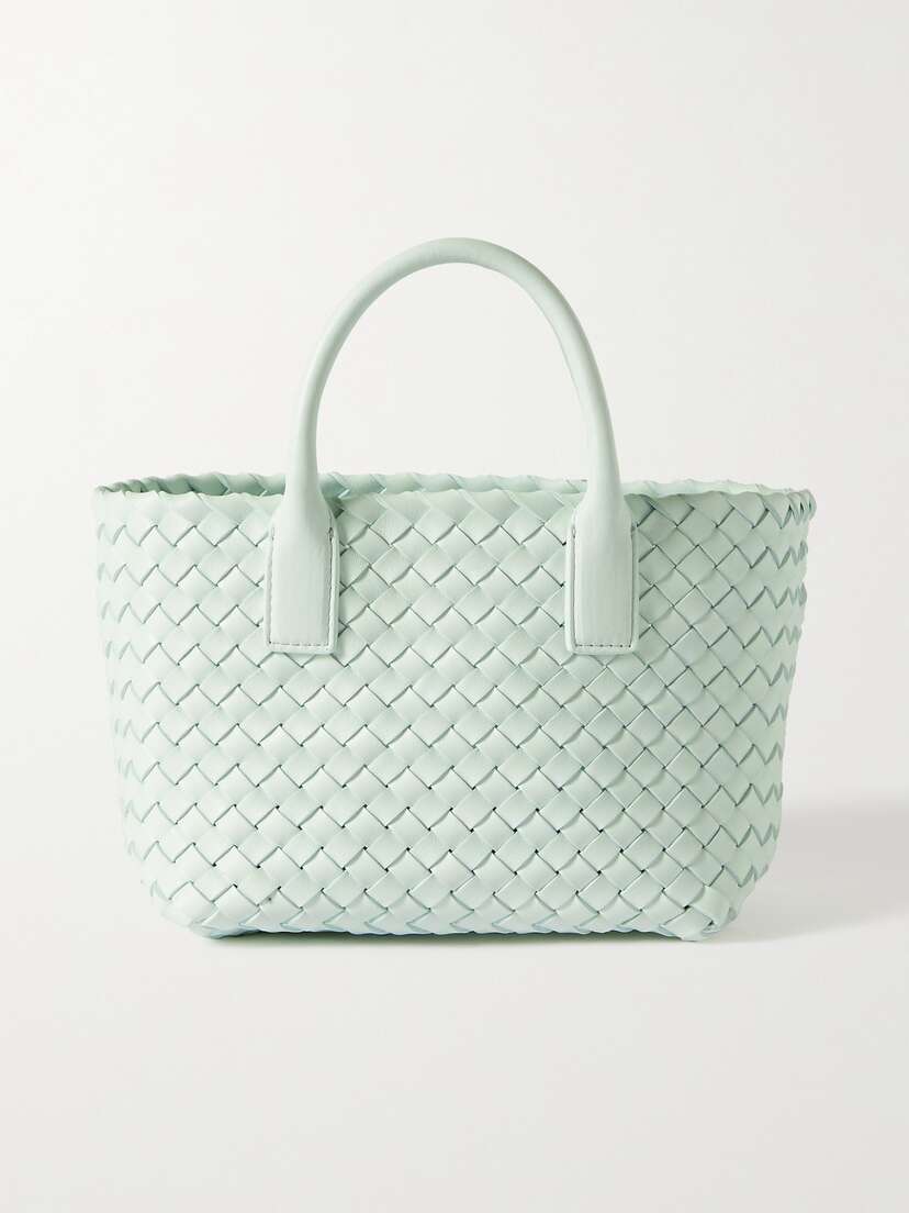 Bottega Veneta Cabat Mini Intrecciato Leather Tote
