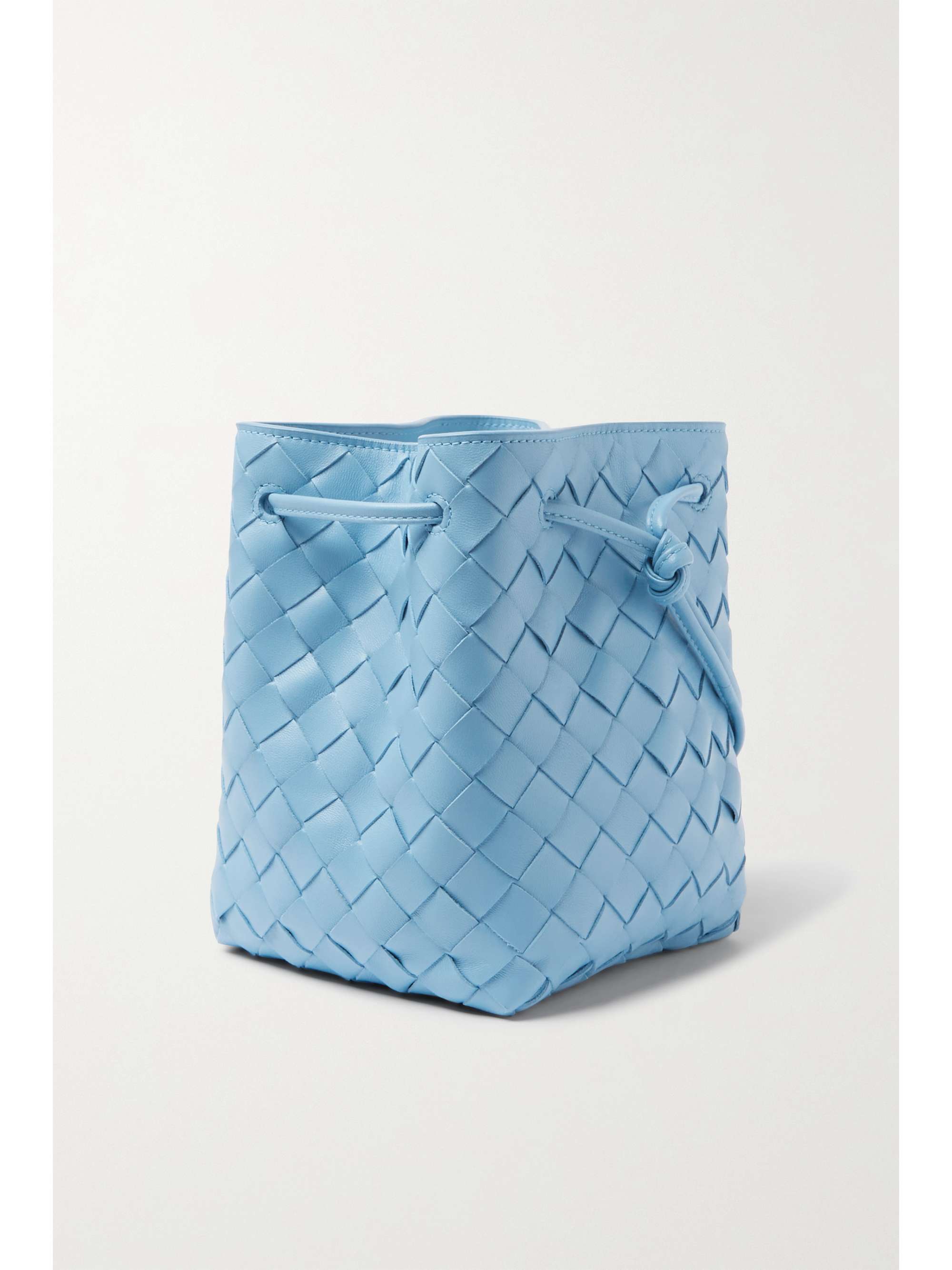 BOTTEGA VENETA Small embellished intrecciato leather bucket bag