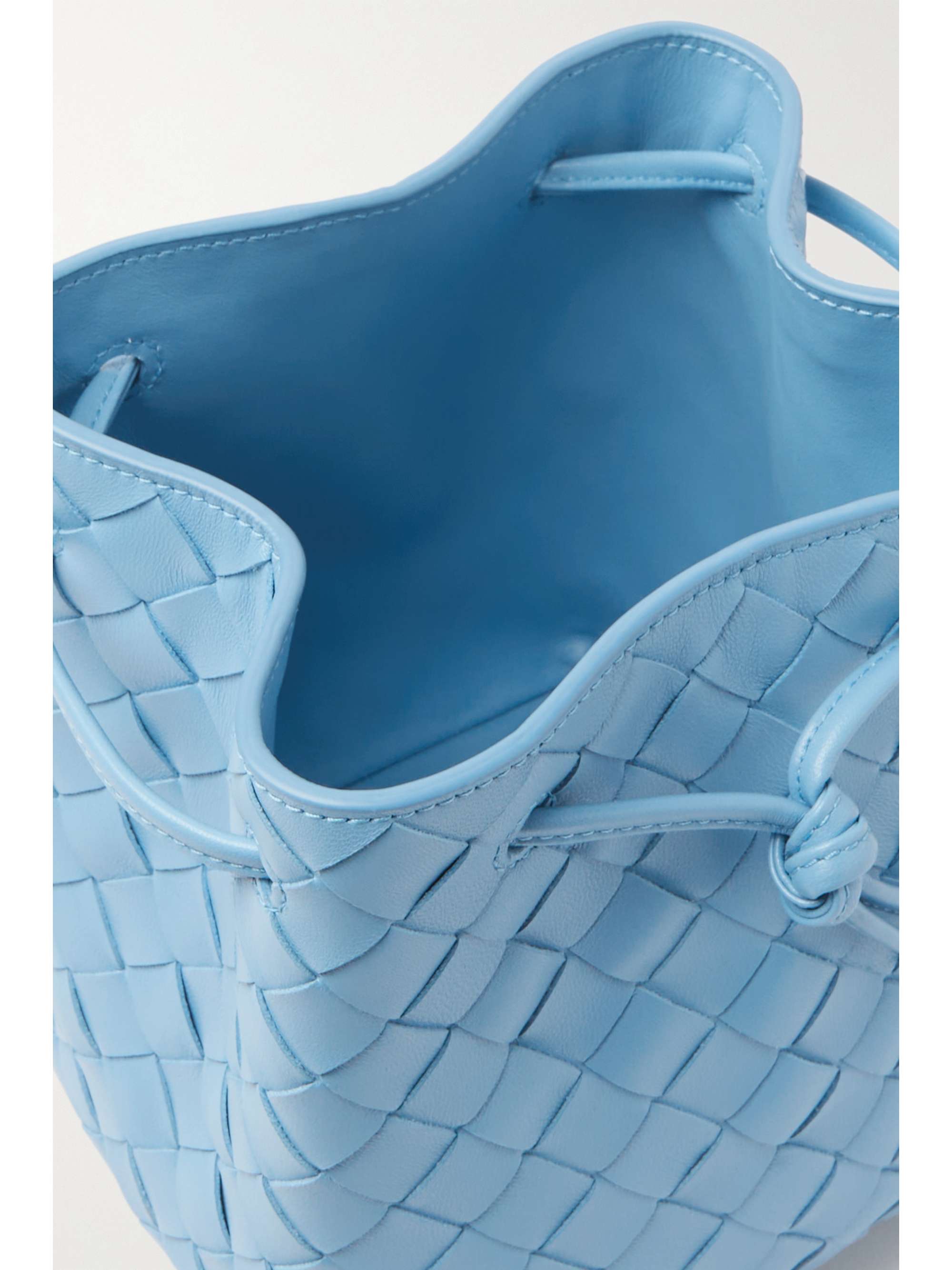 BOTTEGA VENETA Small embellished intrecciato leather bucket bag