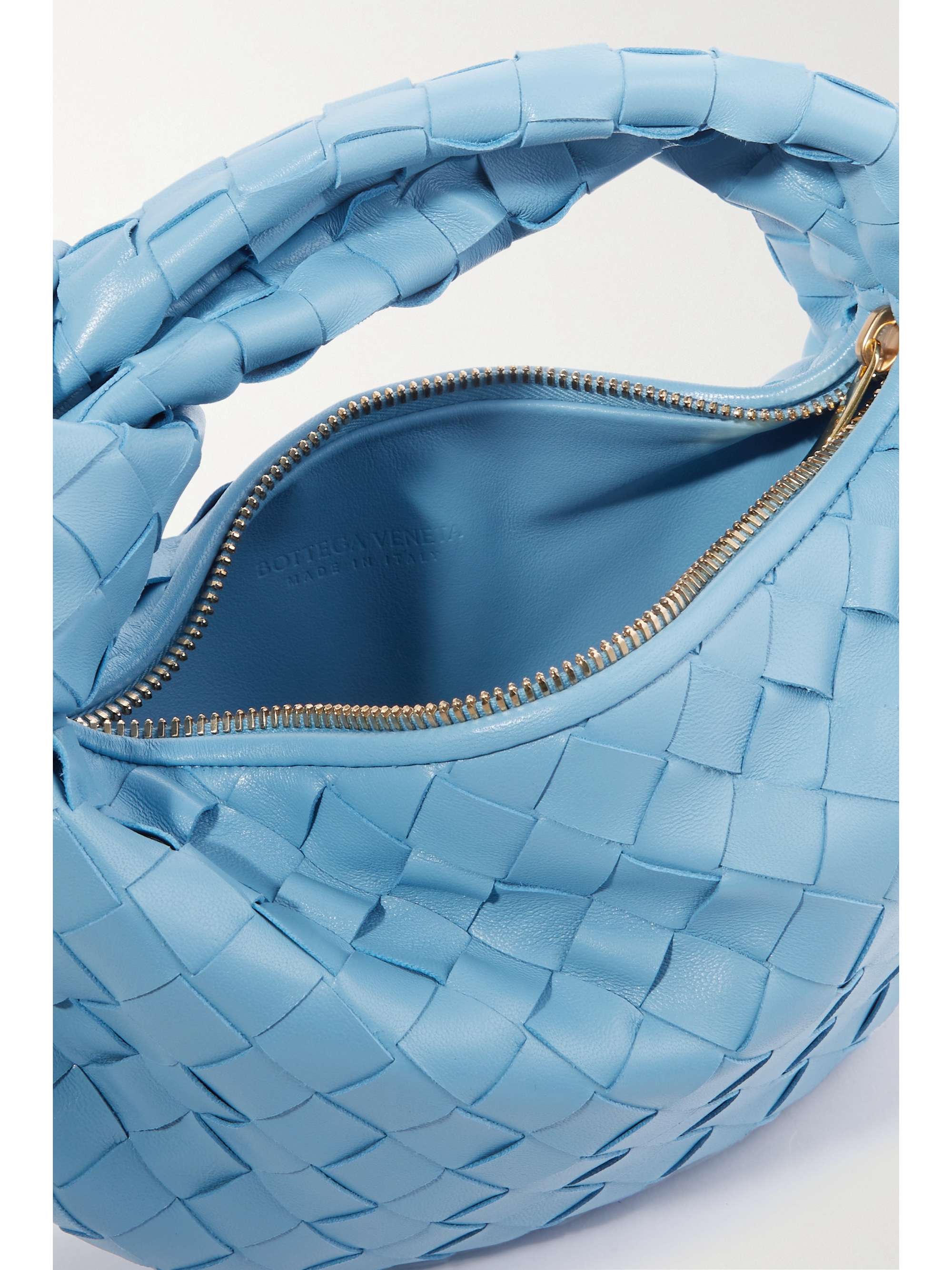 BOTTEGA VENETA Jodie mini knotted intrecciato leather tote | NET-A-PORTER