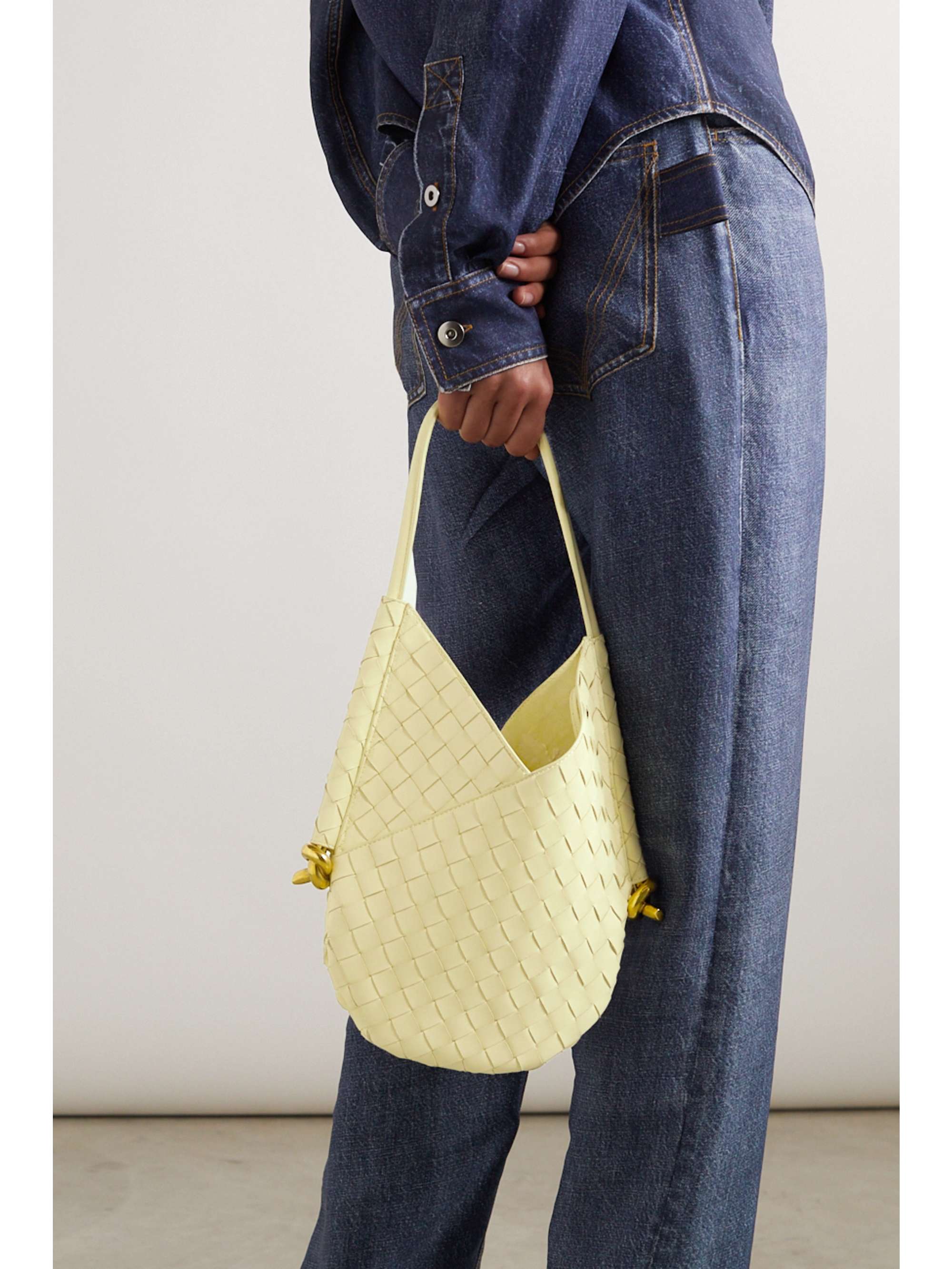 BOTTEGA VENETA Borsa intrecciato leather shoulder bag