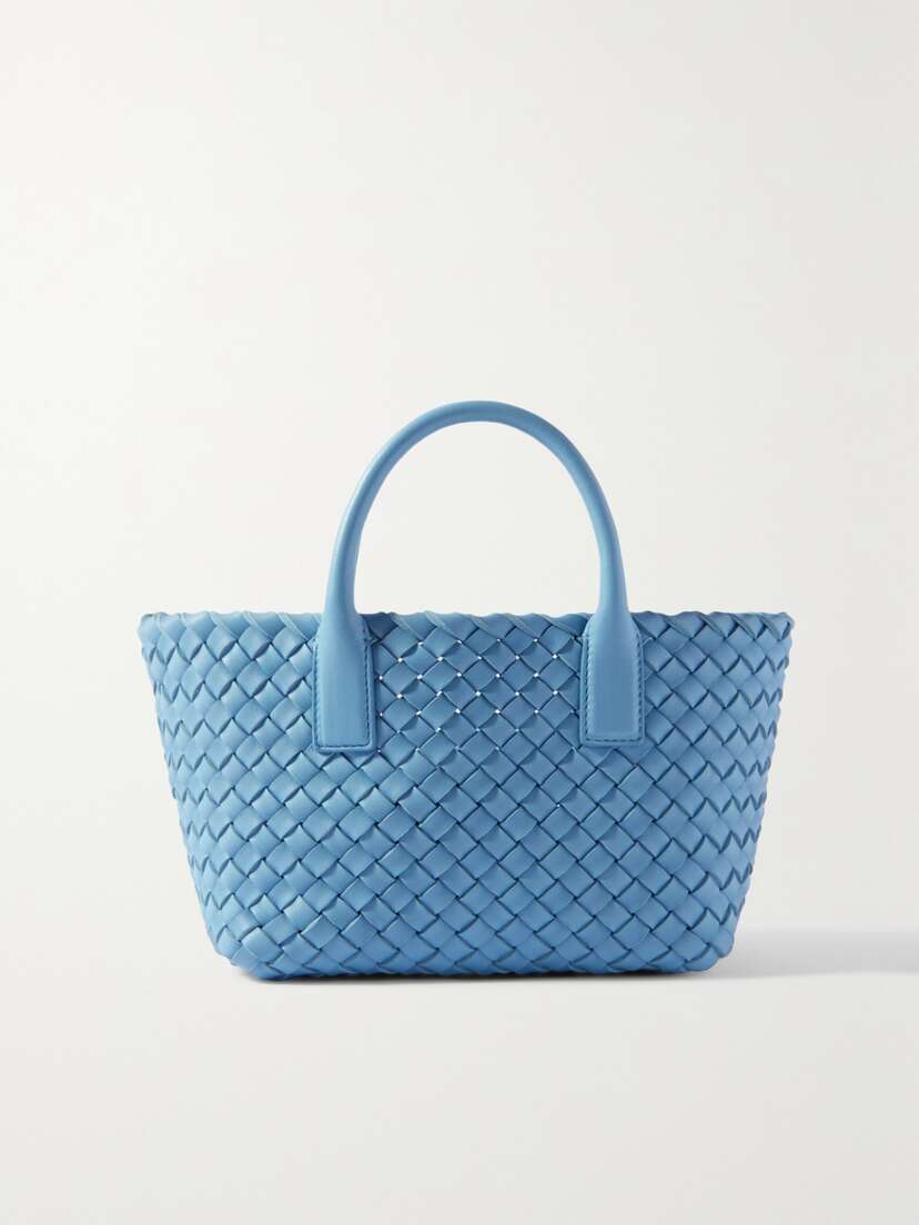 Bottega Veneta Cabat Mini Intrecciato Leather Tote