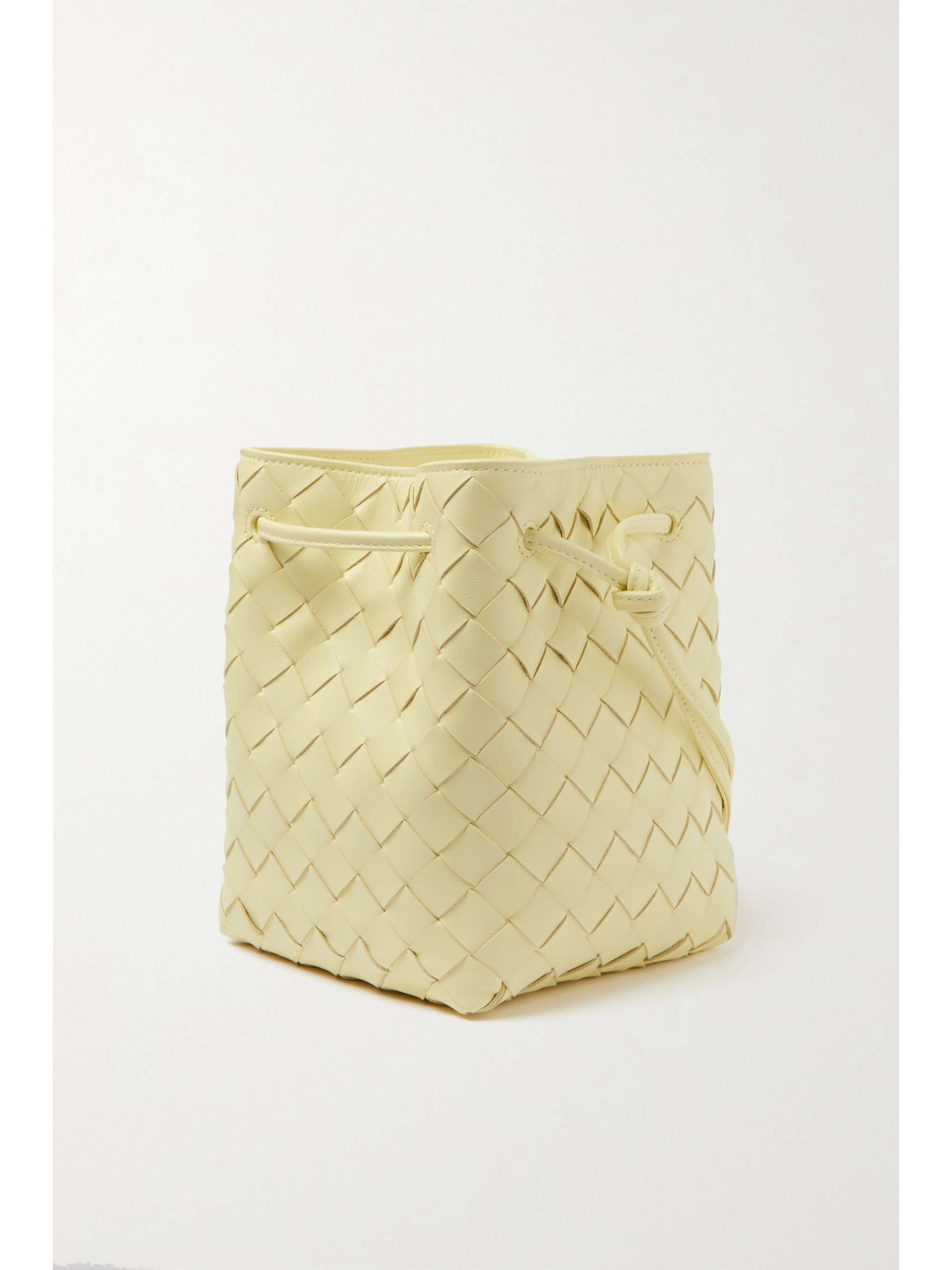 BOTTEGA VENETA Small embellished intrecciato leather bucket bag