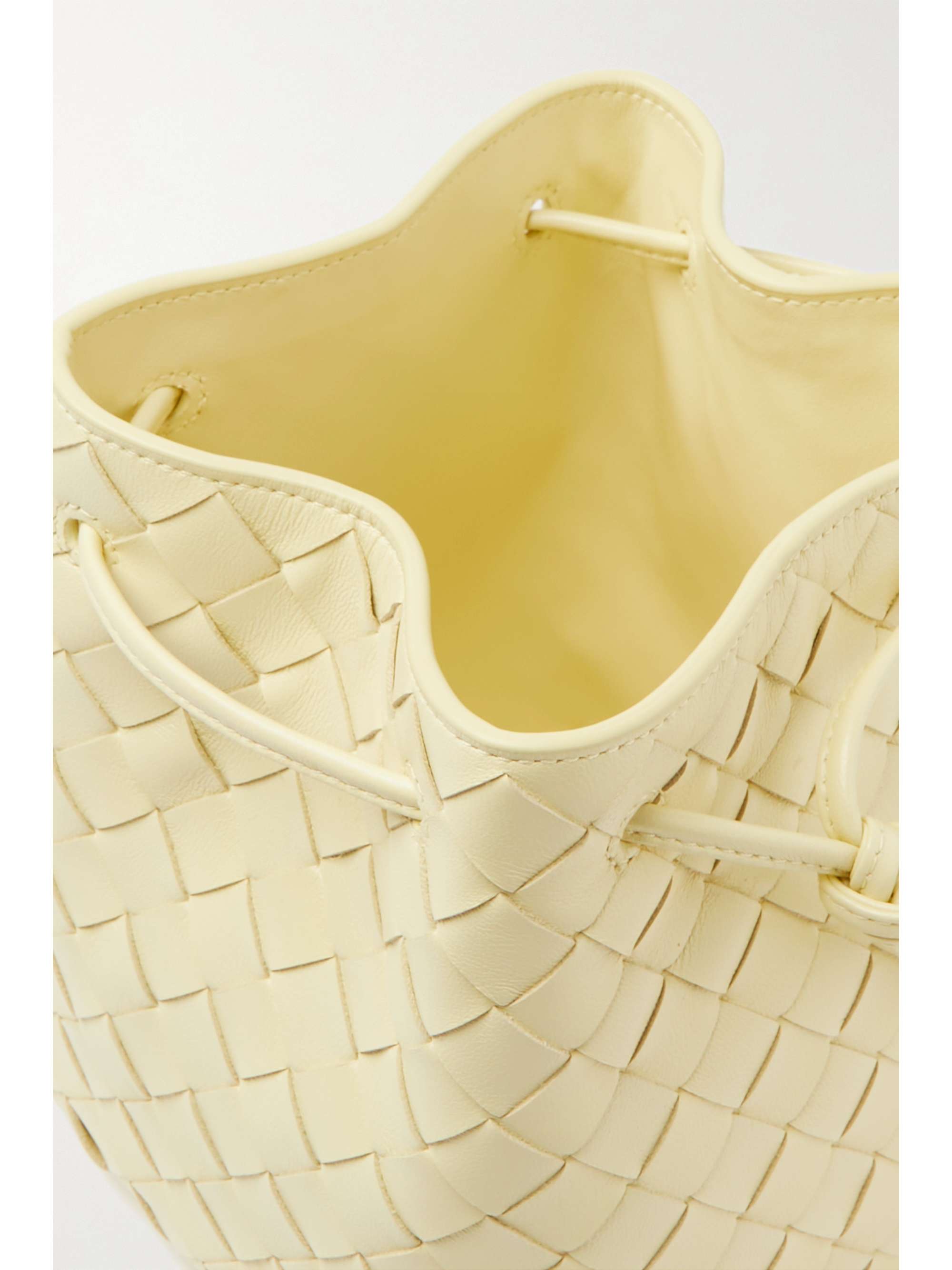 BOTTEGA VENETA Small embellished intrecciato leather bucket bag