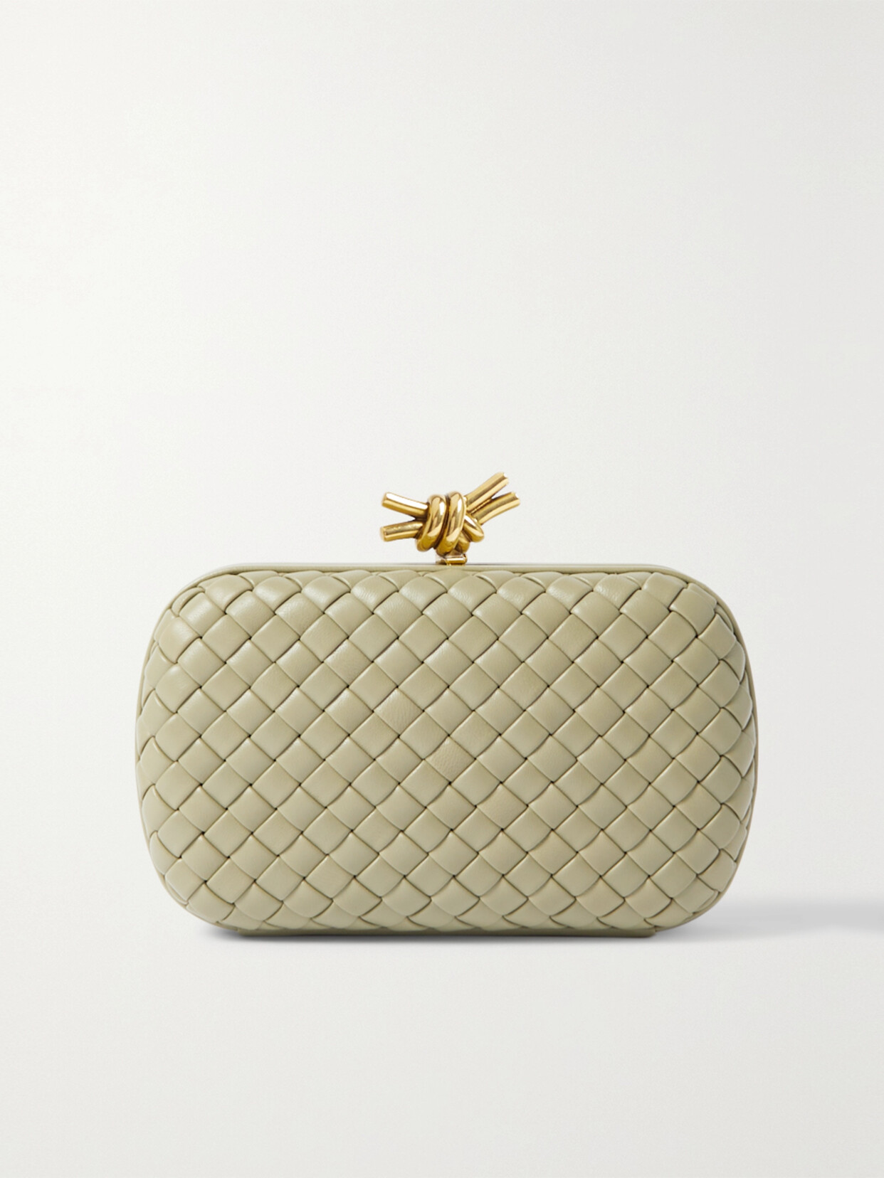 Bottega Veneta - Padded Intrecciato Leather Clutch - Green