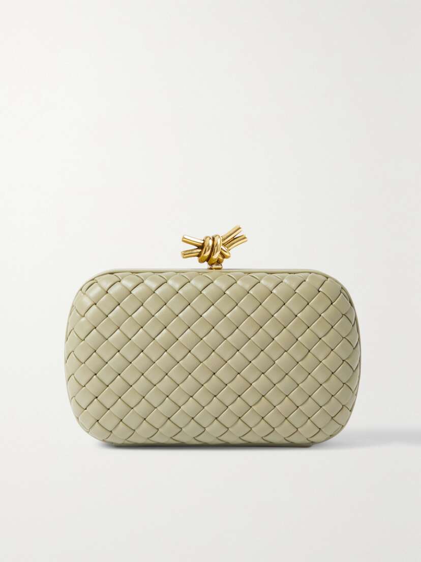 Bottega Veneta Padded Intrecciato Leather Clutch