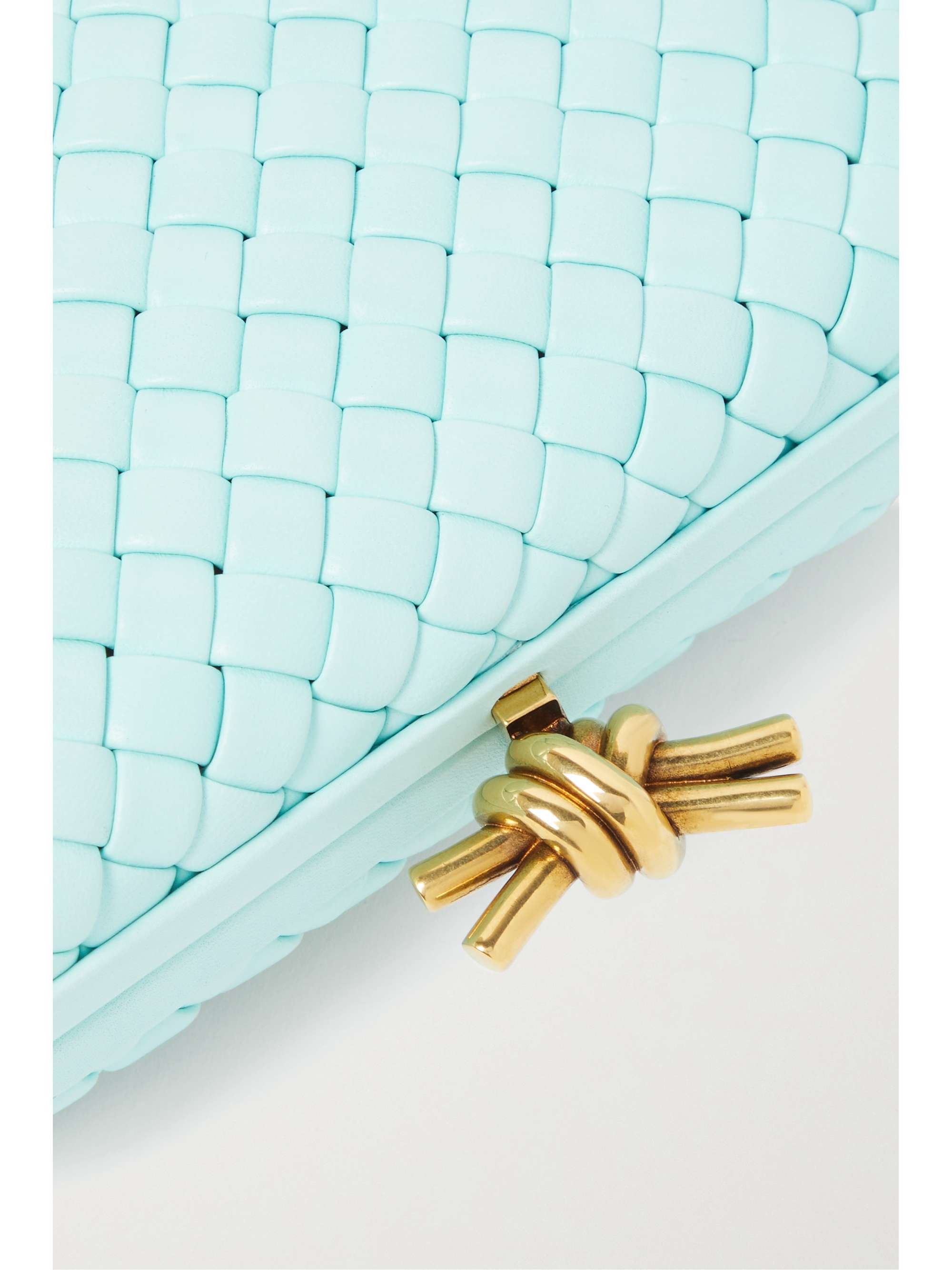 BOTTEGA VENETA Padded intrecciato leather clutch