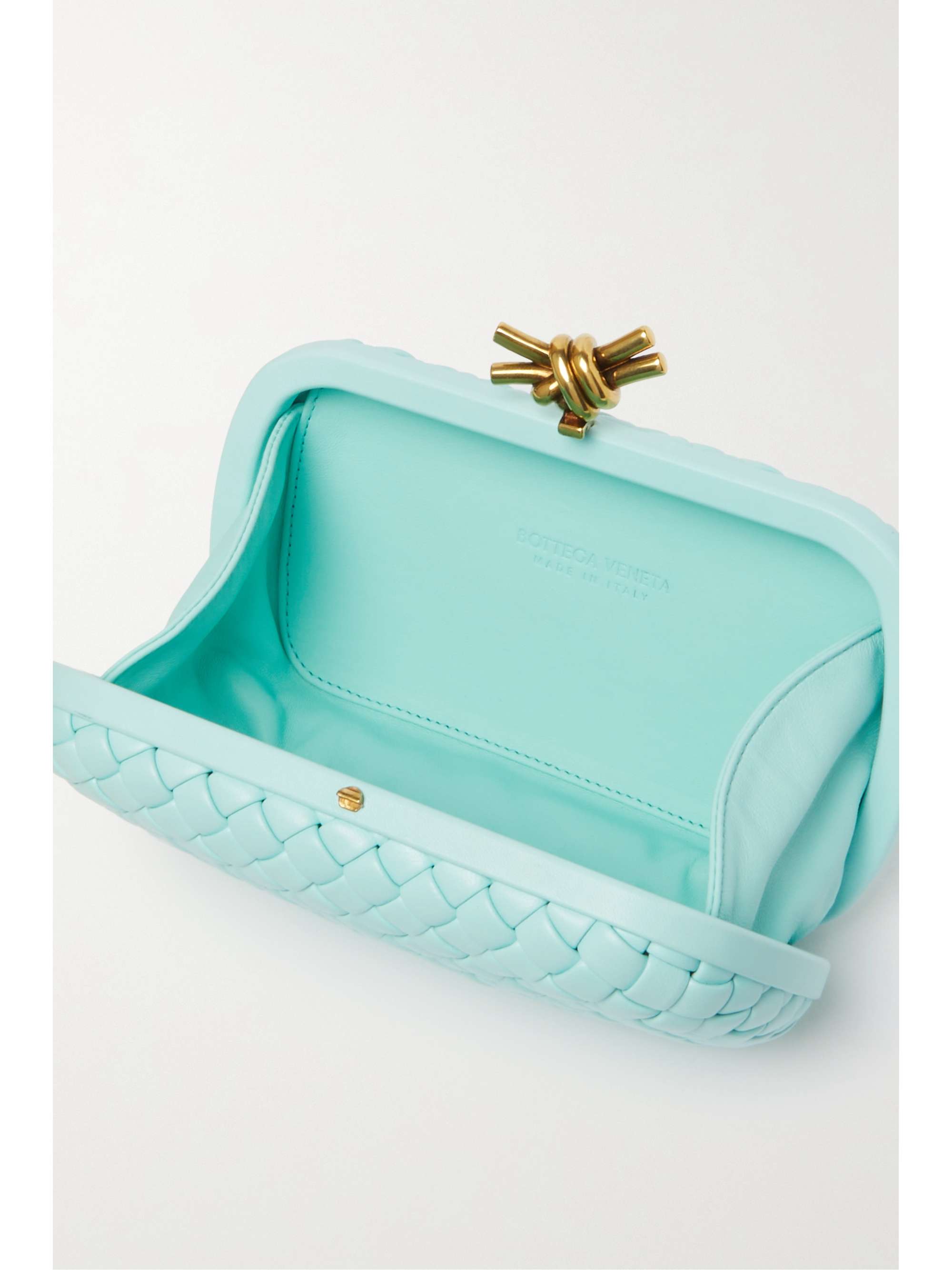BOTTEGA VENETA Padded intrecciato leather clutch