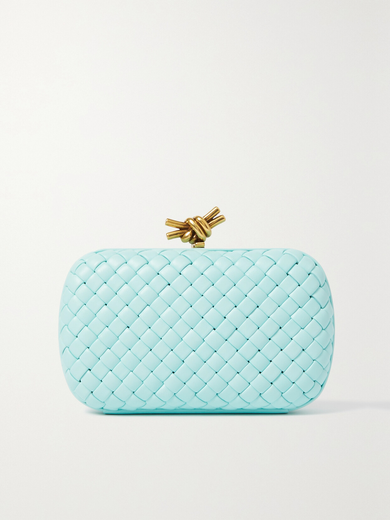 Bottega Veneta - Padded Intrecciato Leather Clutch - Blue