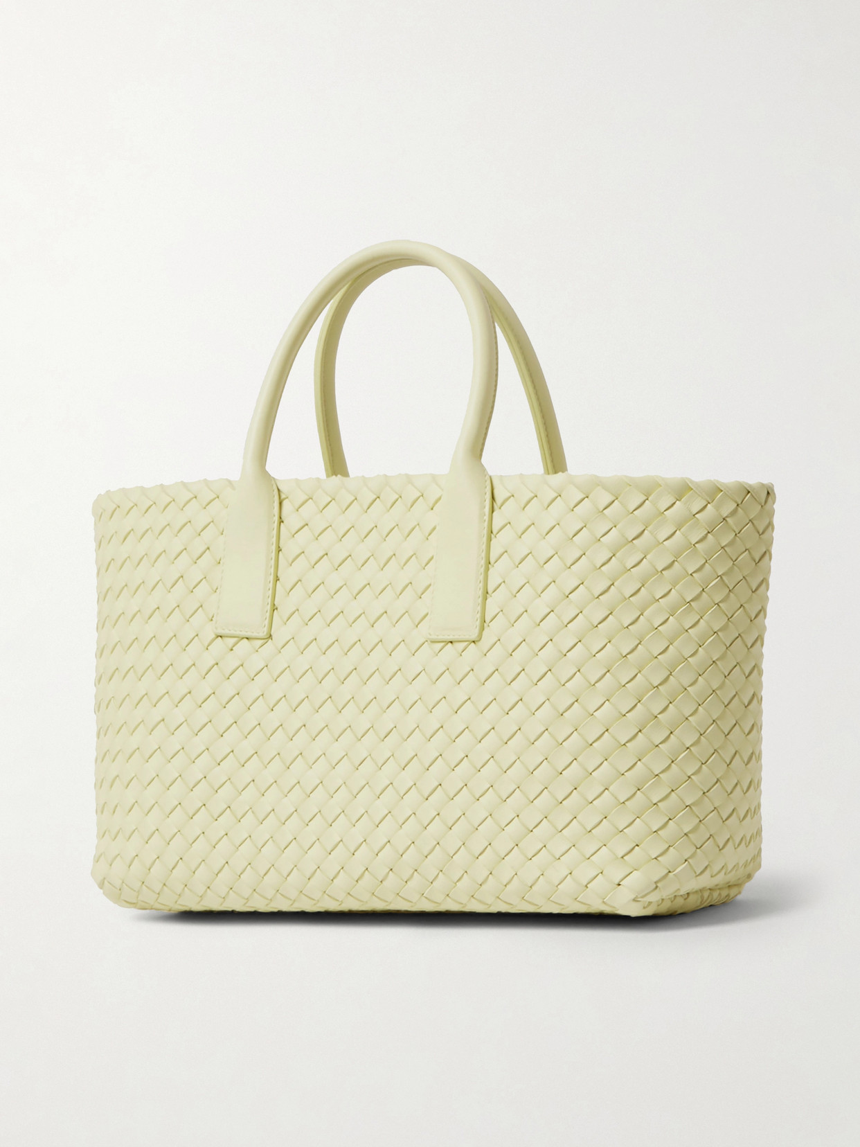 Cabat Small Intrecciato Leather Tote