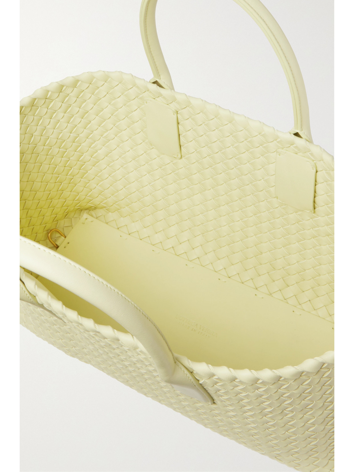 Cabat Small Intrecciato Leather Tote