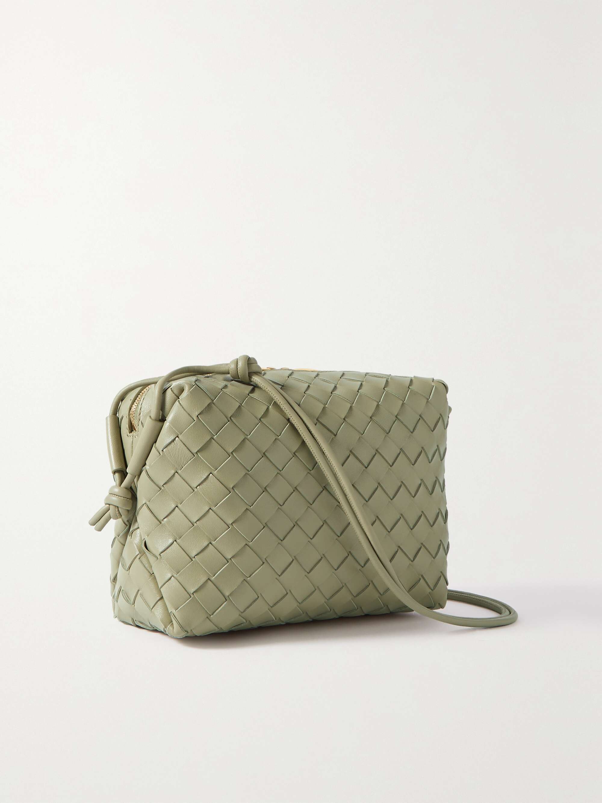 BOTTEGA VENETA Loop mini intrecciato leather shoulder bag