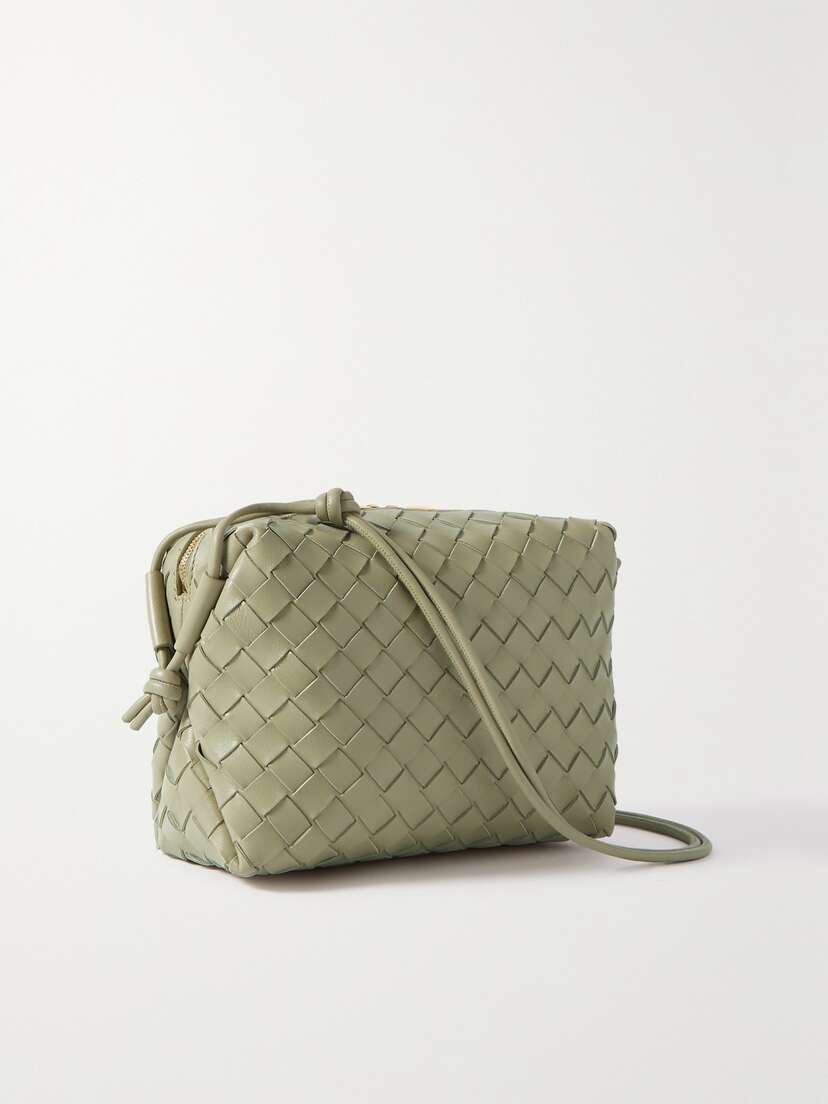 Bottega Veneta Loop Intrecciato Leather Shoulder Bag
