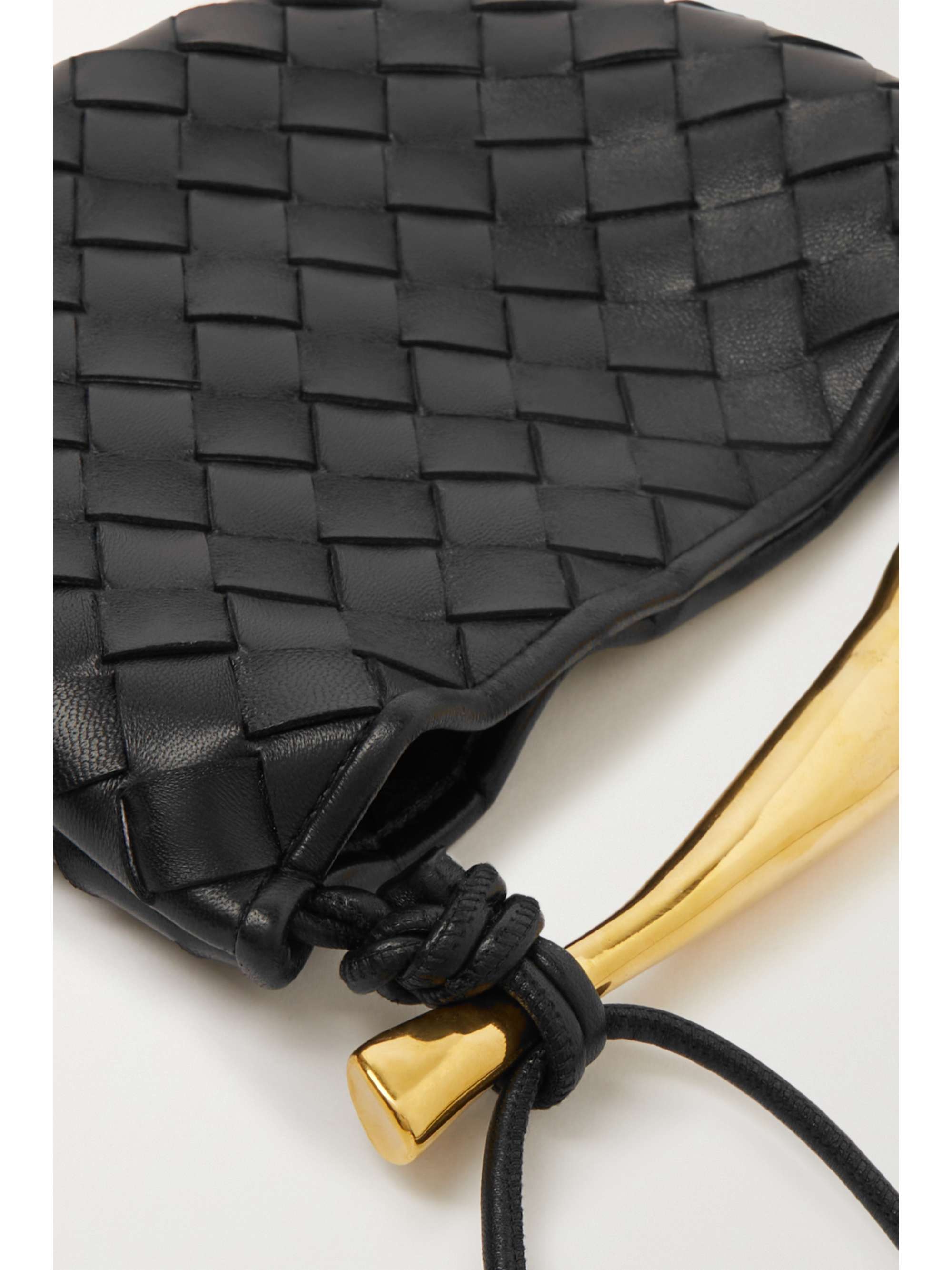 BOTTEGA VENETA Sardine mini embellished intrecciato leather shoulder bag