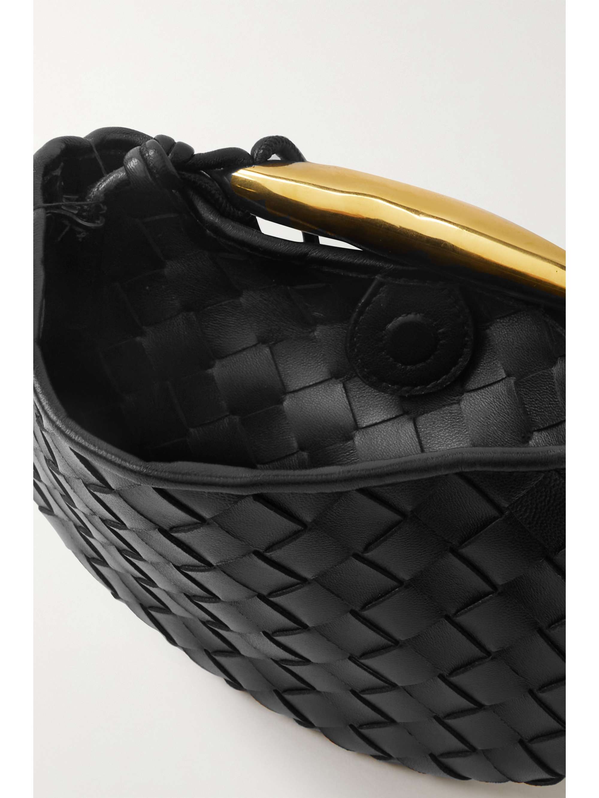 BOTTEGA VENETA Sardine mini embellished intrecciato leather shoulder bag