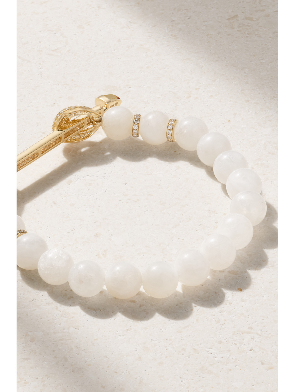 Ananya Chakra 18-karat Gold Multi-stone Bracelet In Gold
