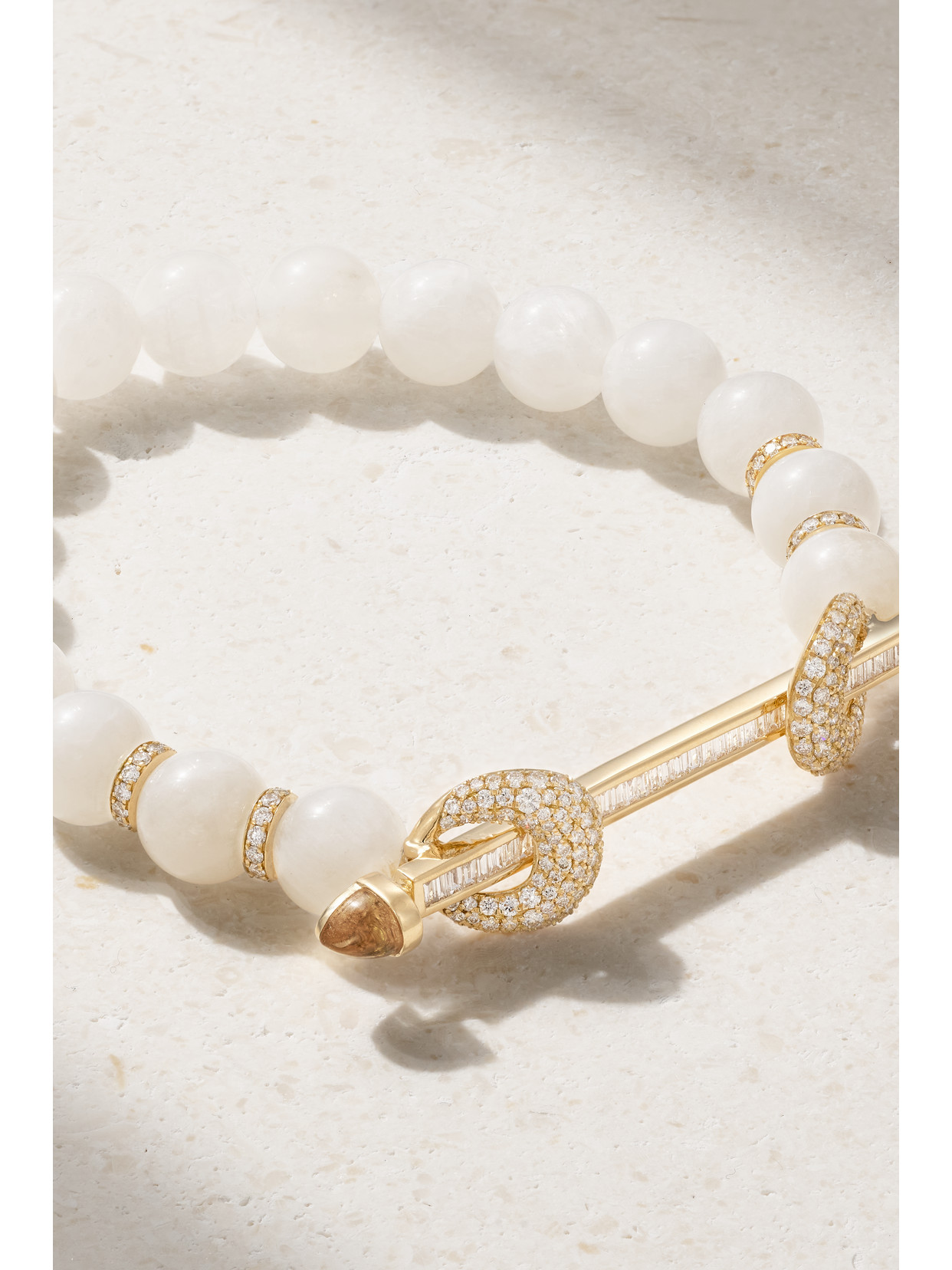 Ananya Chakra 18-karat Gold Multi-stone Bracelet In Gold