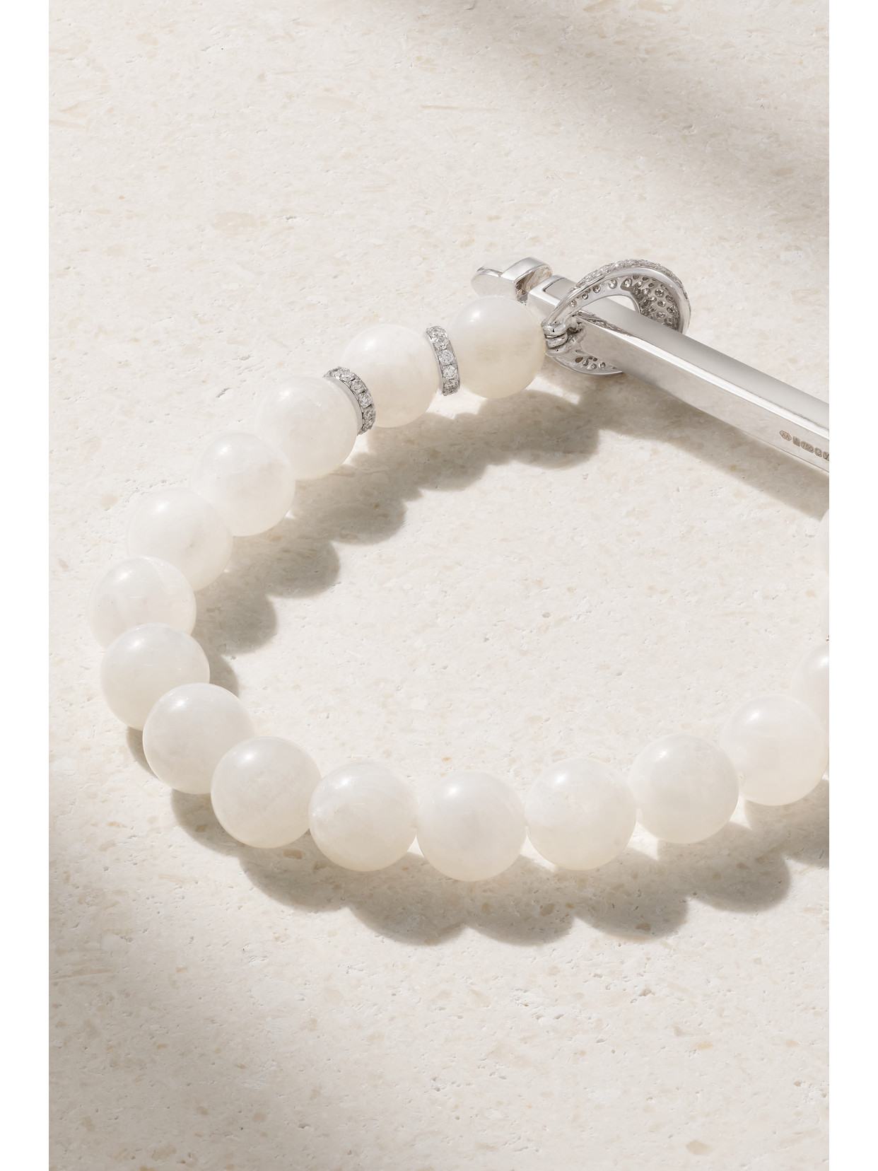 ANANYA CHAKRA 18-KARAT WHITE GOLD MULTI-STONE BRACELET