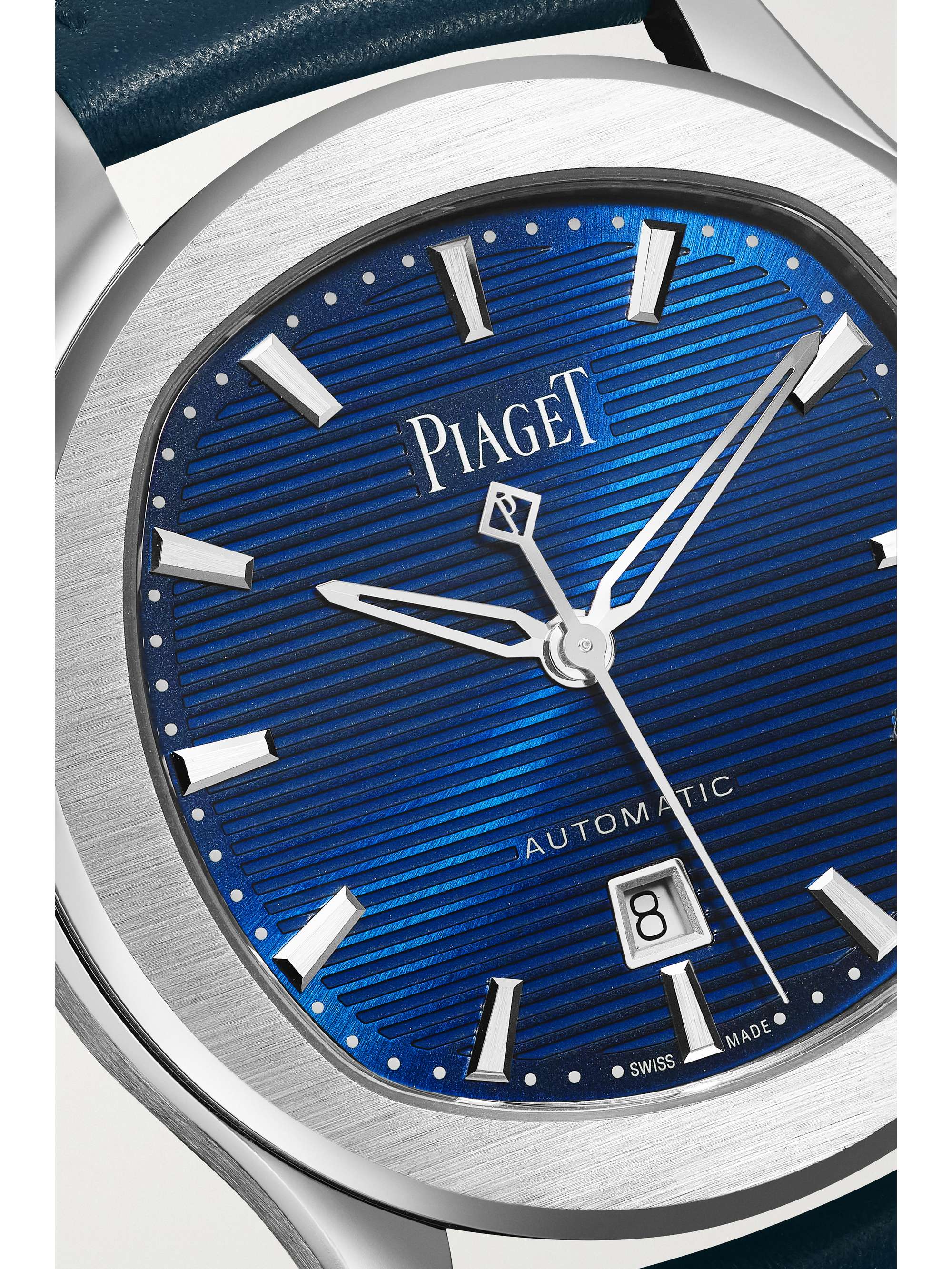 PIAGET Polo Date Automatic 36mm stainless steel and leather watch