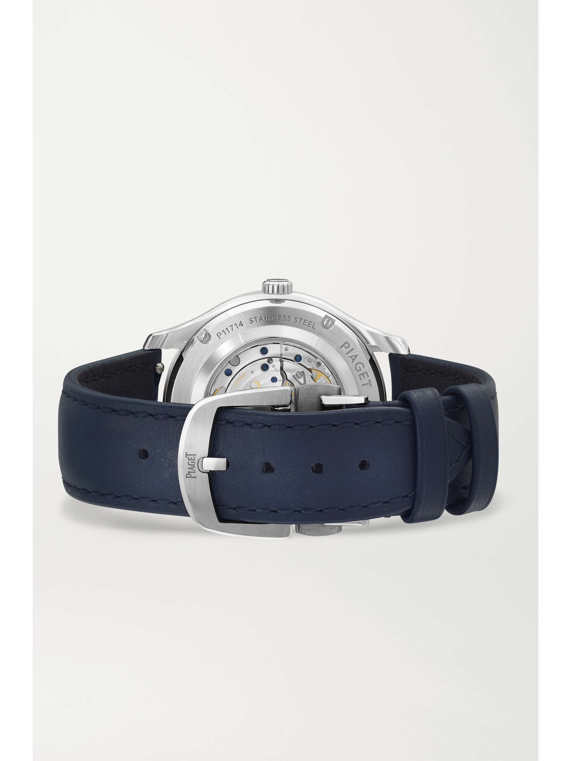 PIAGET Polo Date Automatic 36mm stainless steel and leather watch