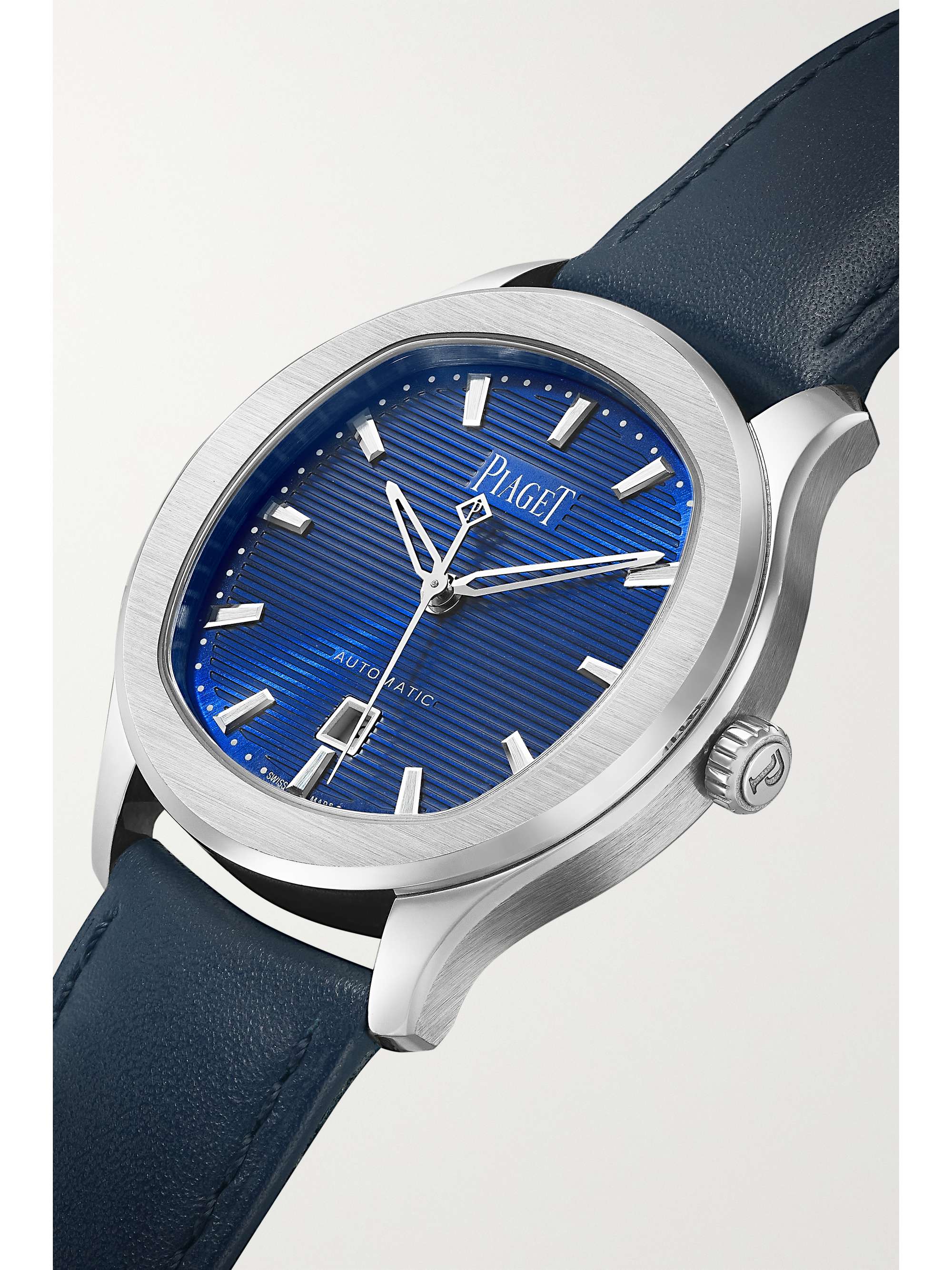 PIAGET Polo Date Automatic 36mm stainless steel and leather watch