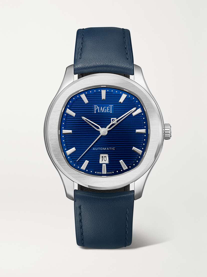Piaget Polo Date Automatic 36mm Stainless Steel And Leather Watch