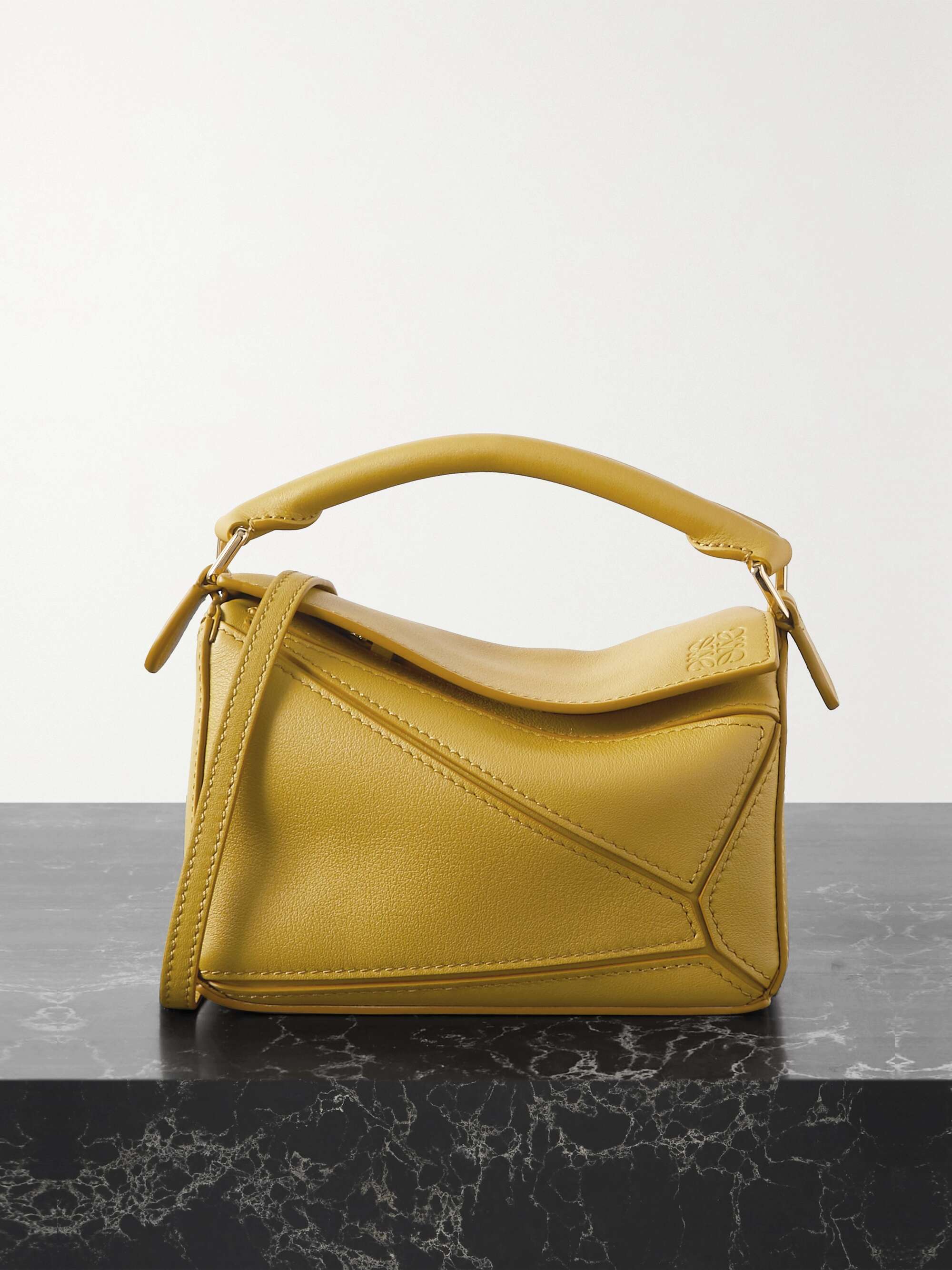 Loewe Bracelet Convertible Leather Shoulder Bag