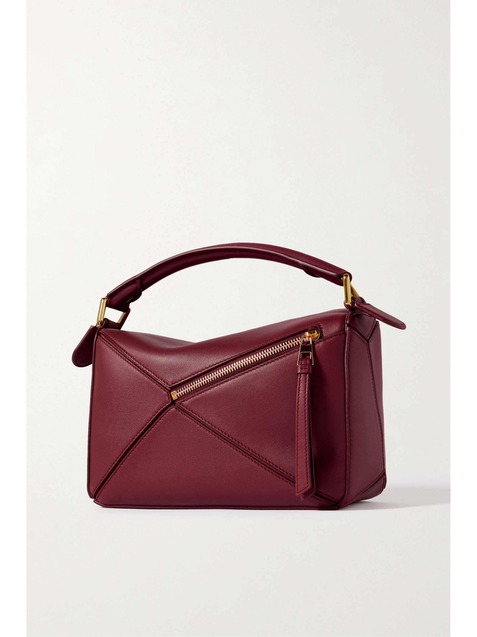 LOEWE Borsa a spalla piccola in pelle testurizzata Puzzle