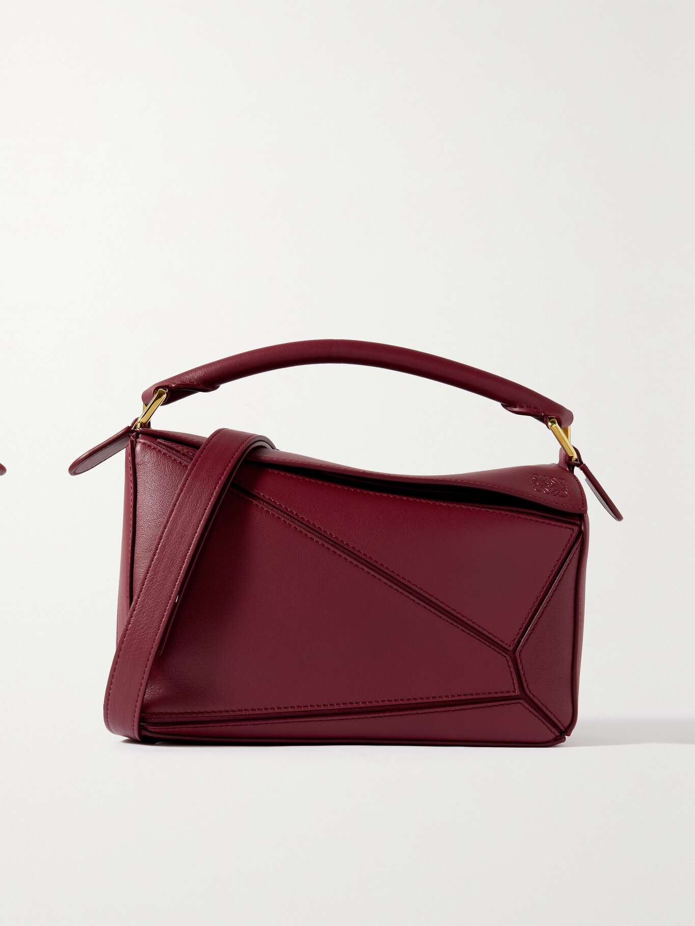 LOEWE Puzzle small leather shoulder bag NETAPORTER