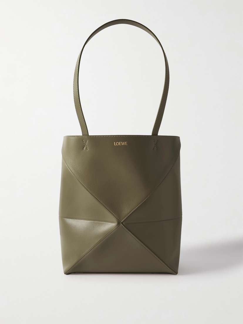 Loewe Puzzle Fold Convertible Medium Leather Tote