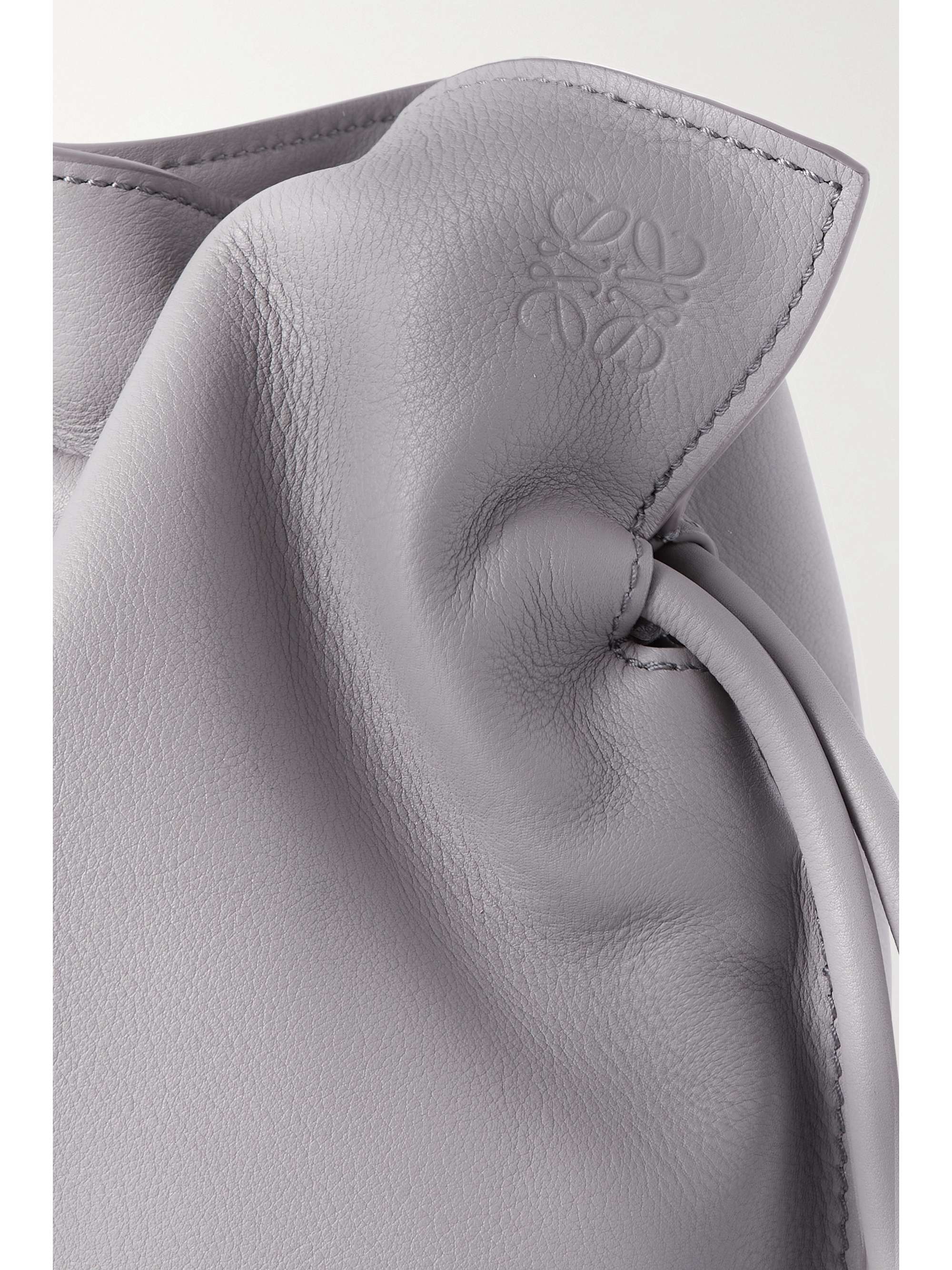 LOEWE Flamenco leather clutch