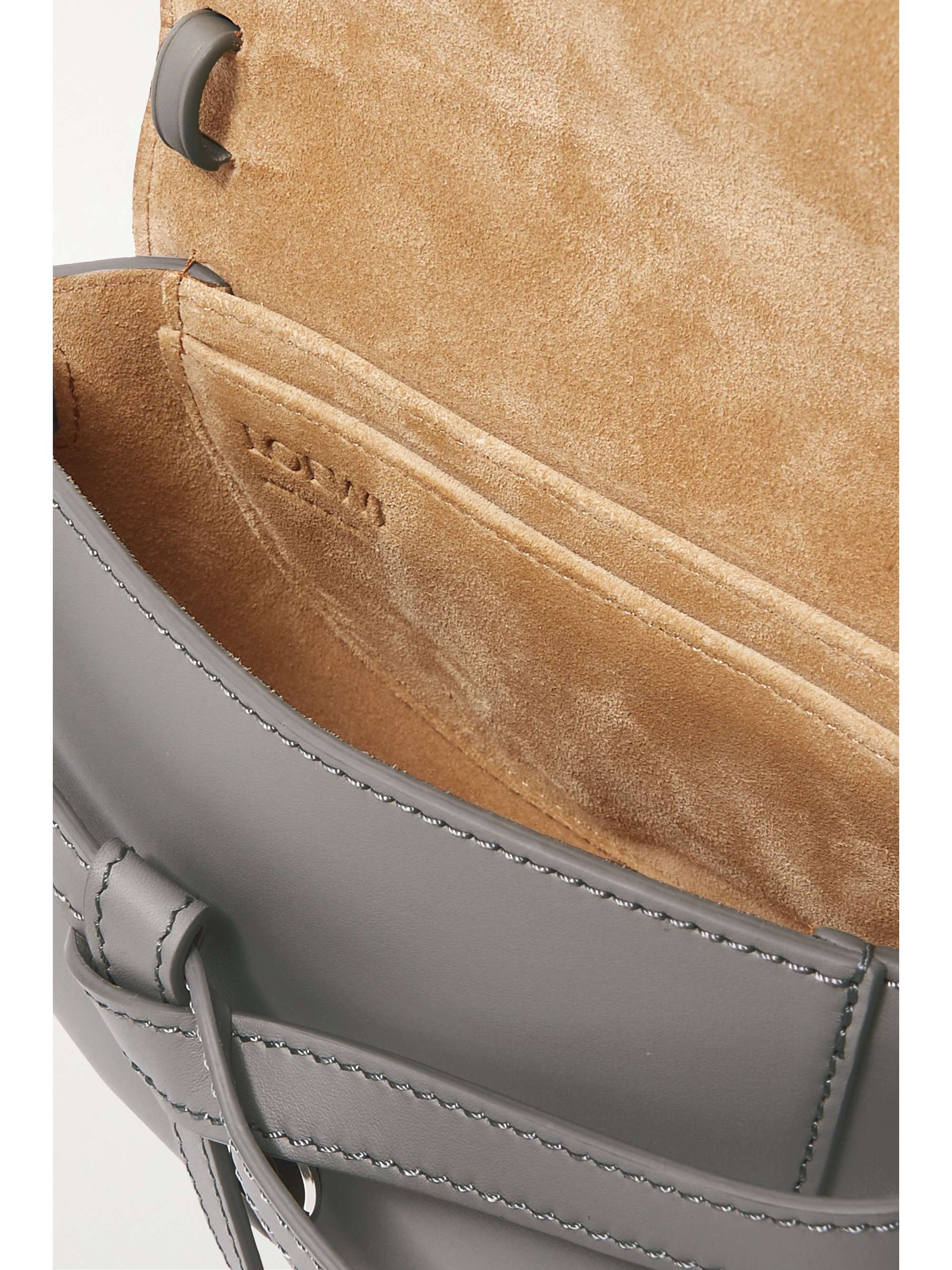 LOEWE Gate Dual mini leather shoulder bag NETAPORTER