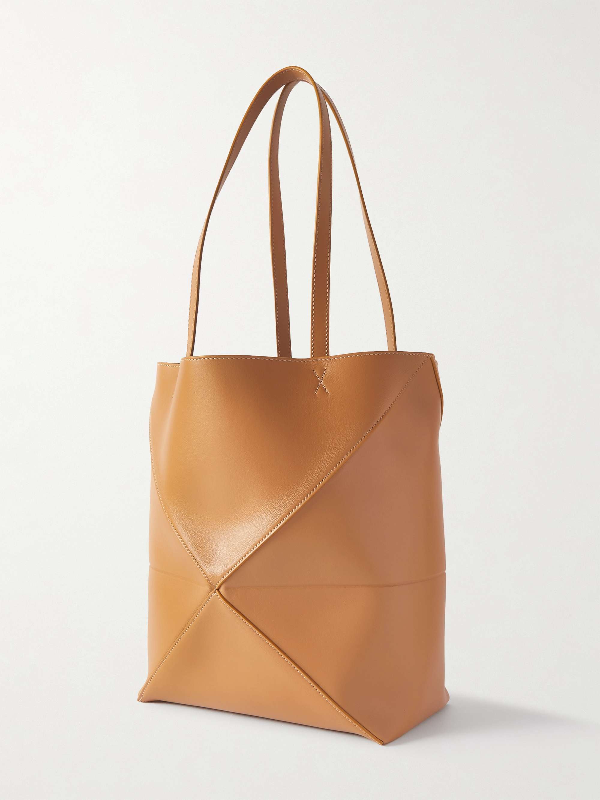 LOEWE Puzzle レザー コンバーチブル ミディアム トートバッグ
