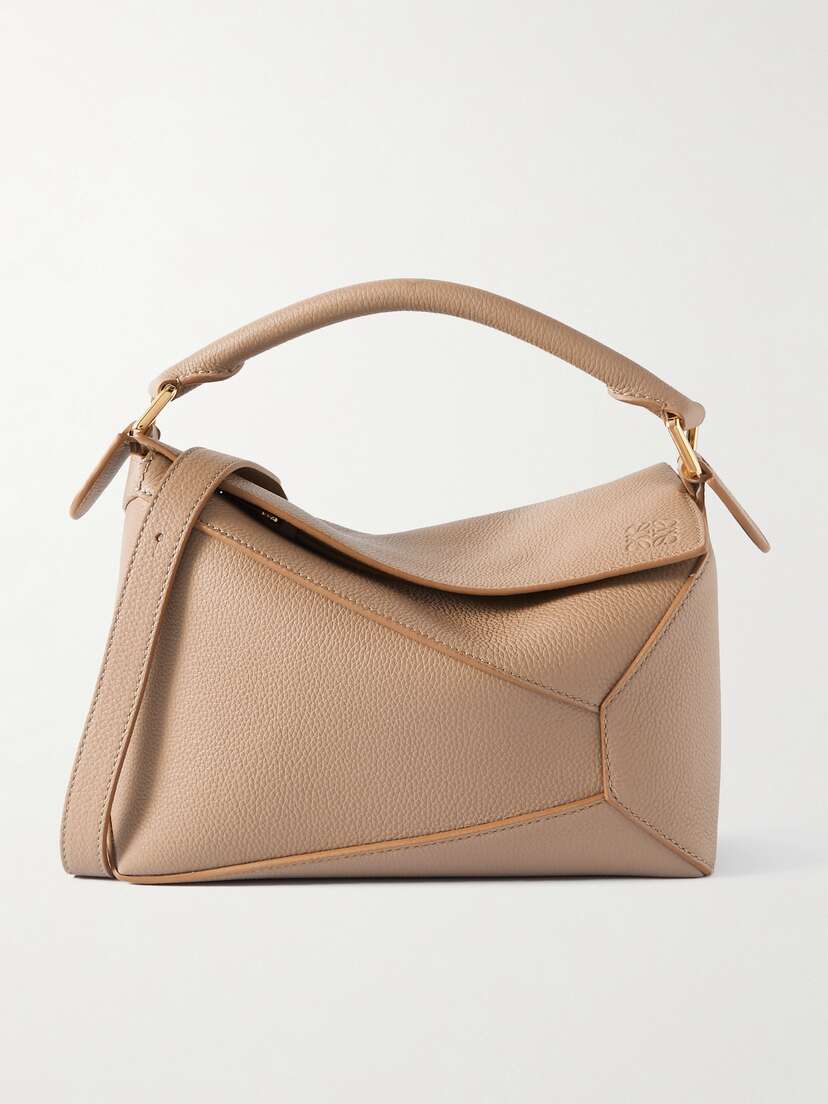 Loewe Puzzle Edge Small Textured-leather Shoulder Bag