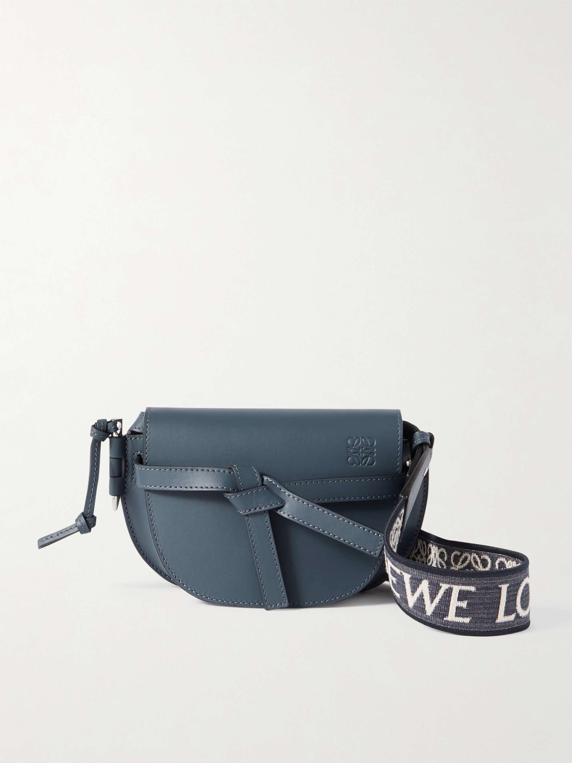 Black Gate mini leather cross-body bag, LOEWE