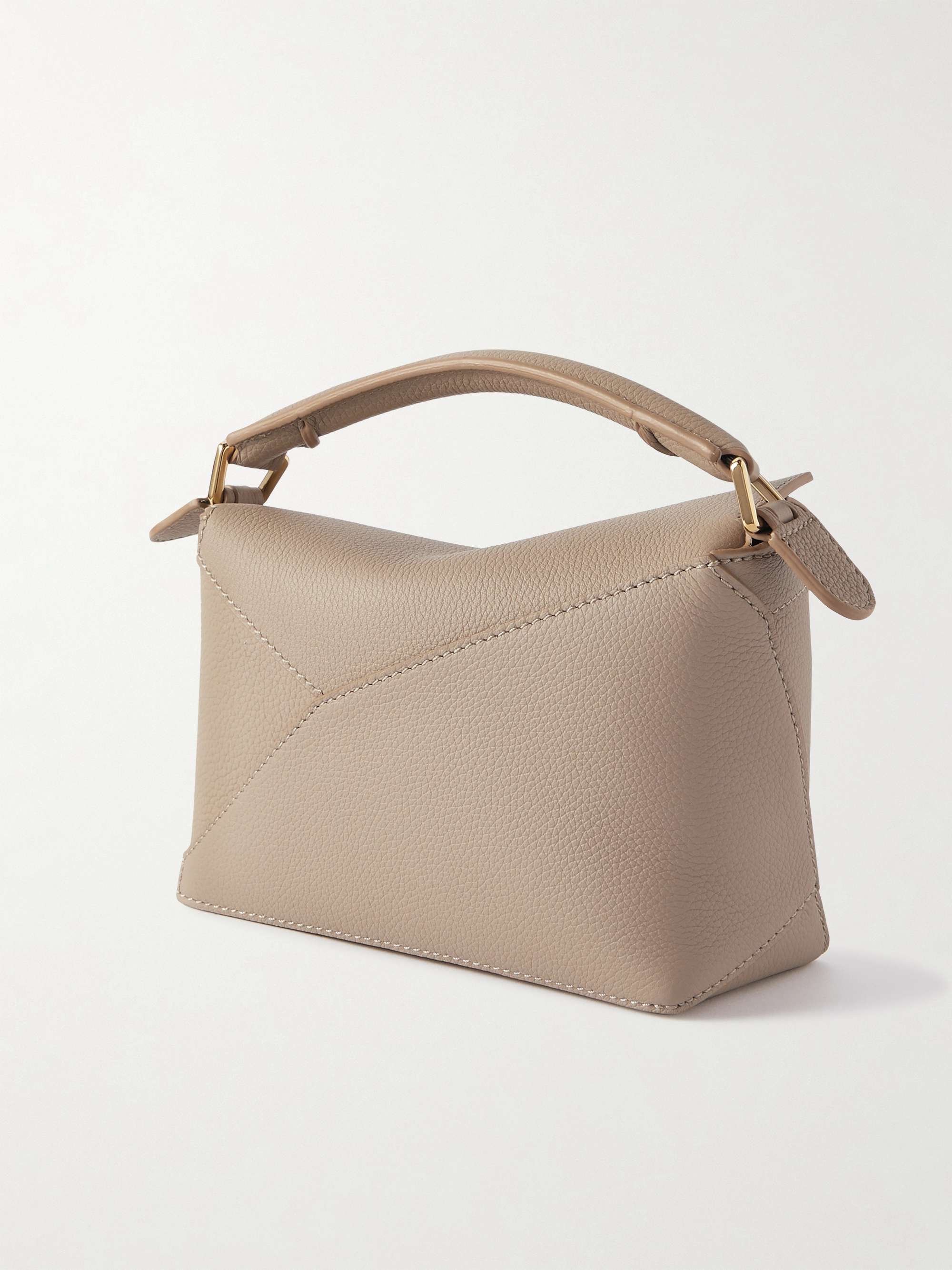 LOEWE Puzzle mini textured-leather shoulder bag | NET-A-PORTER