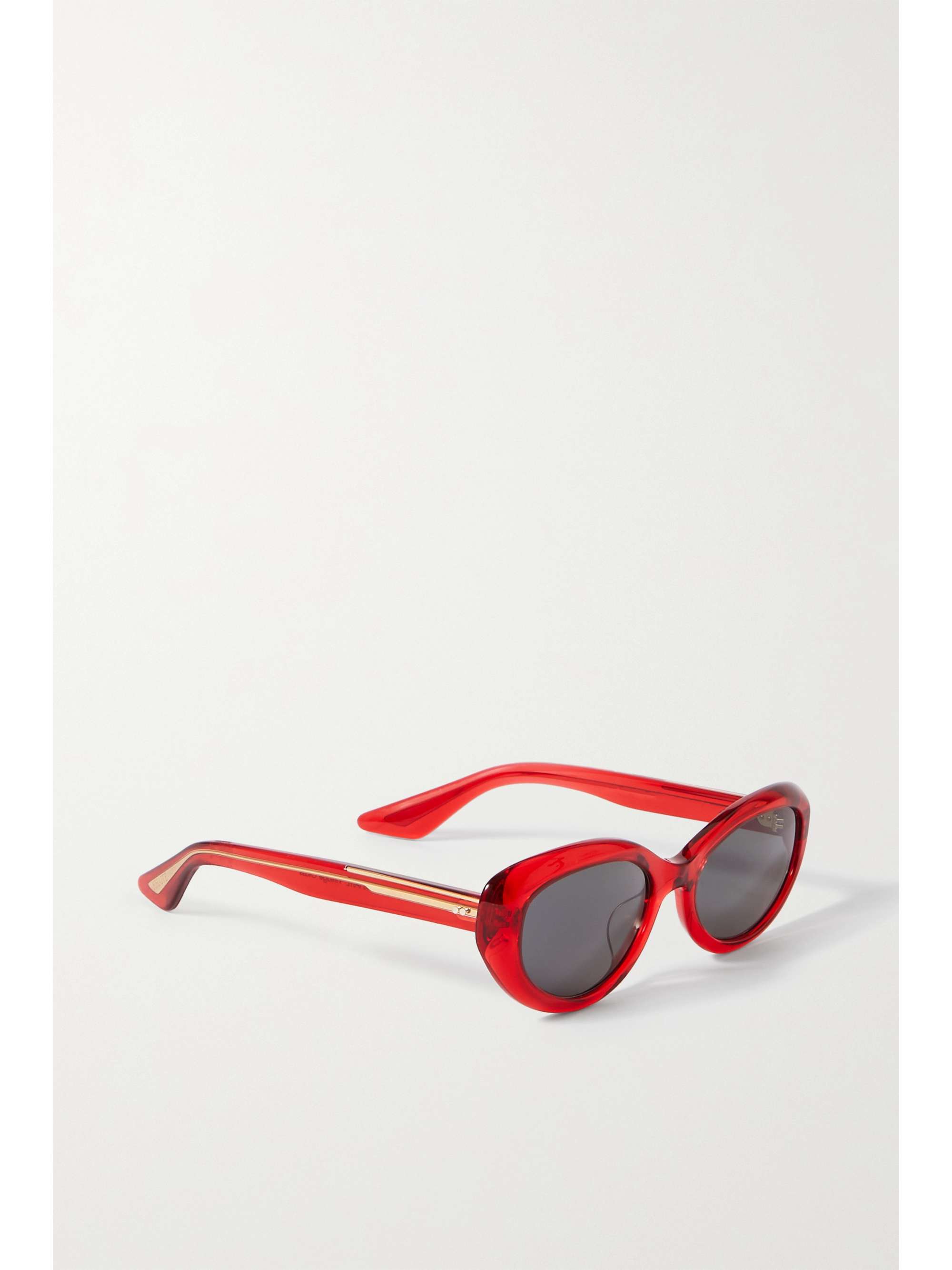 OLIVER PEOPLES + Khaite 1969 oval-frame acetate sunglasses | NET-A-PORTER