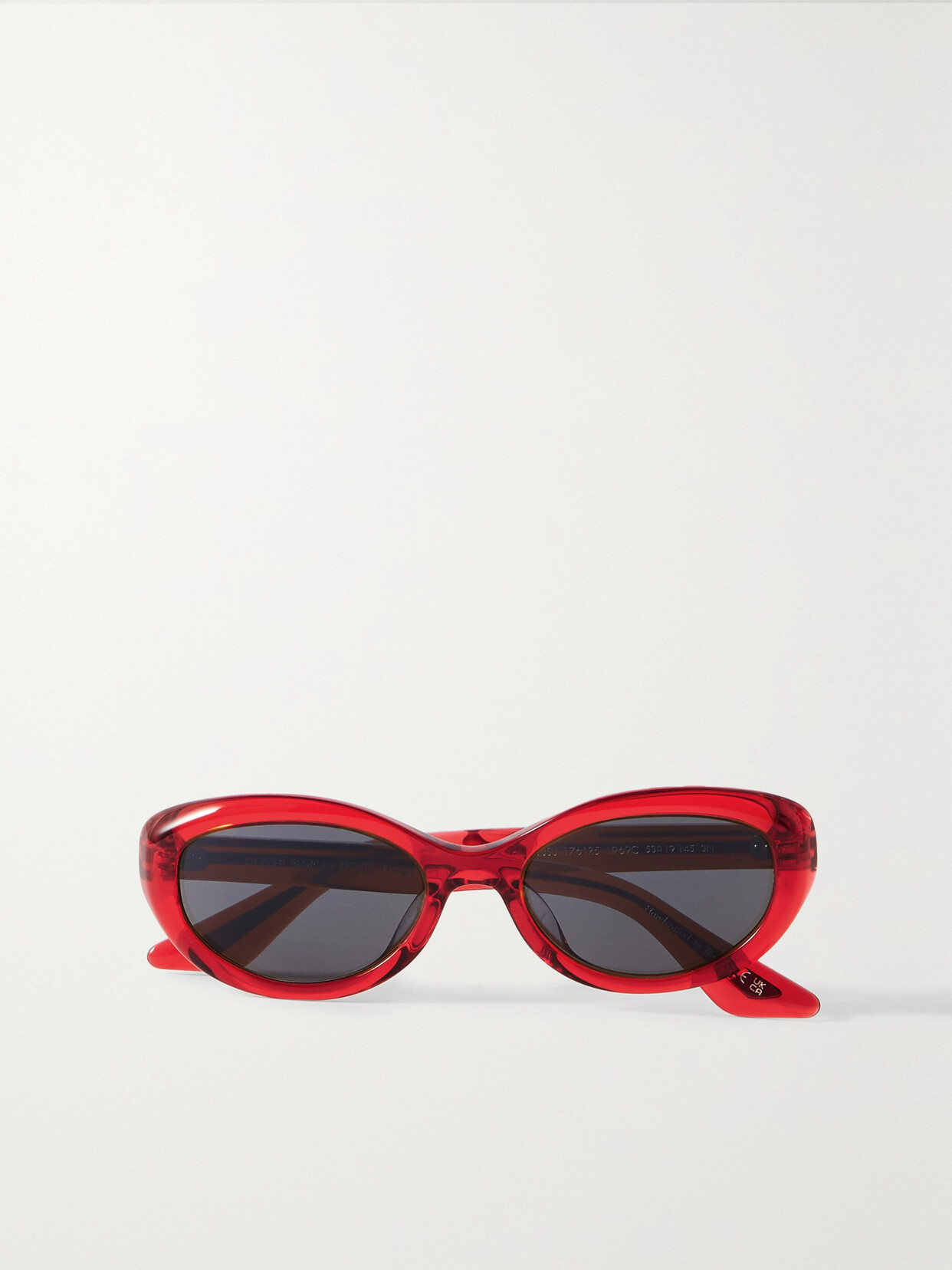 Oliver Peoples + Khaite 1969 Oval-frame Acetate Sunglasses