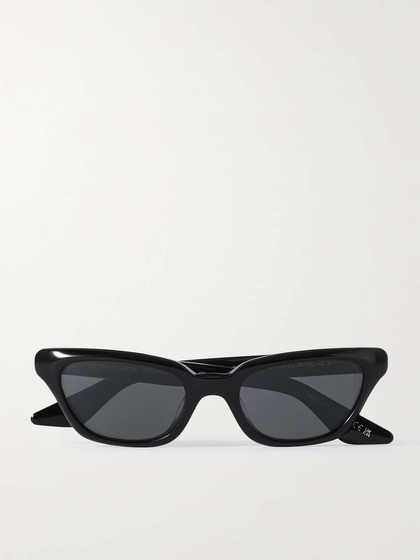 Oliver Peoples + Khaite 1983c Cat-eye Acetate And Gold-tone Sunglasses
