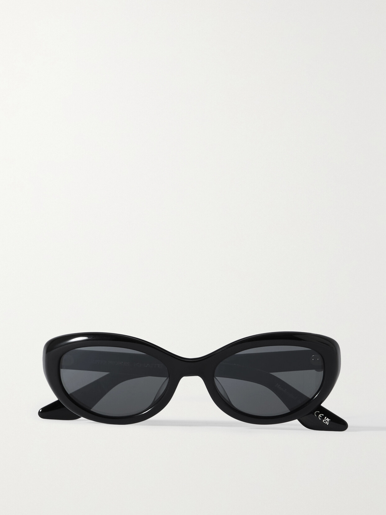 Oliver Peoples - + Khaite 1969 Oval-frame Acetate Sunglasses - Black