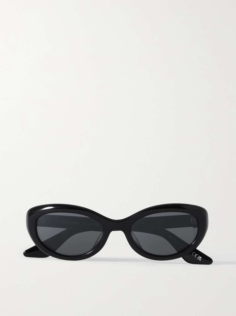 net-a-porter.com | + Khaite 1969 oval-frame acetate sunglasses