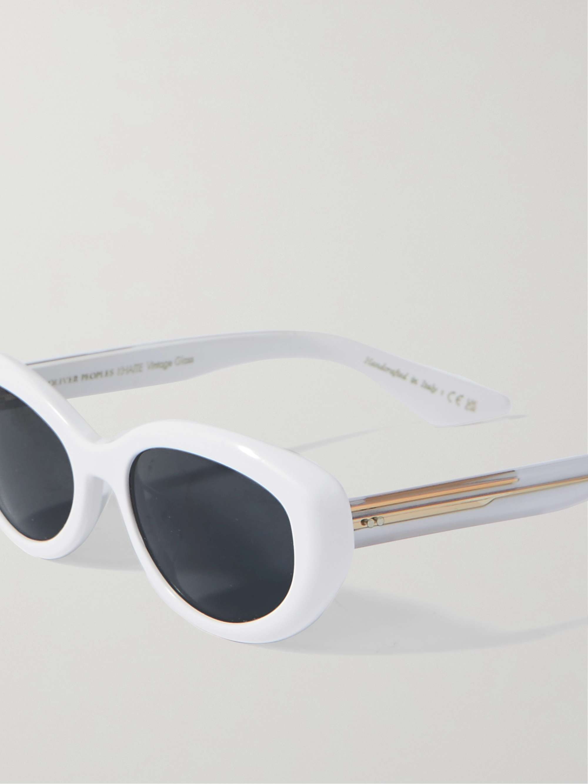 OLIVER PEOPLES + Khaite 1969 oval-frame acetate sunglasses
