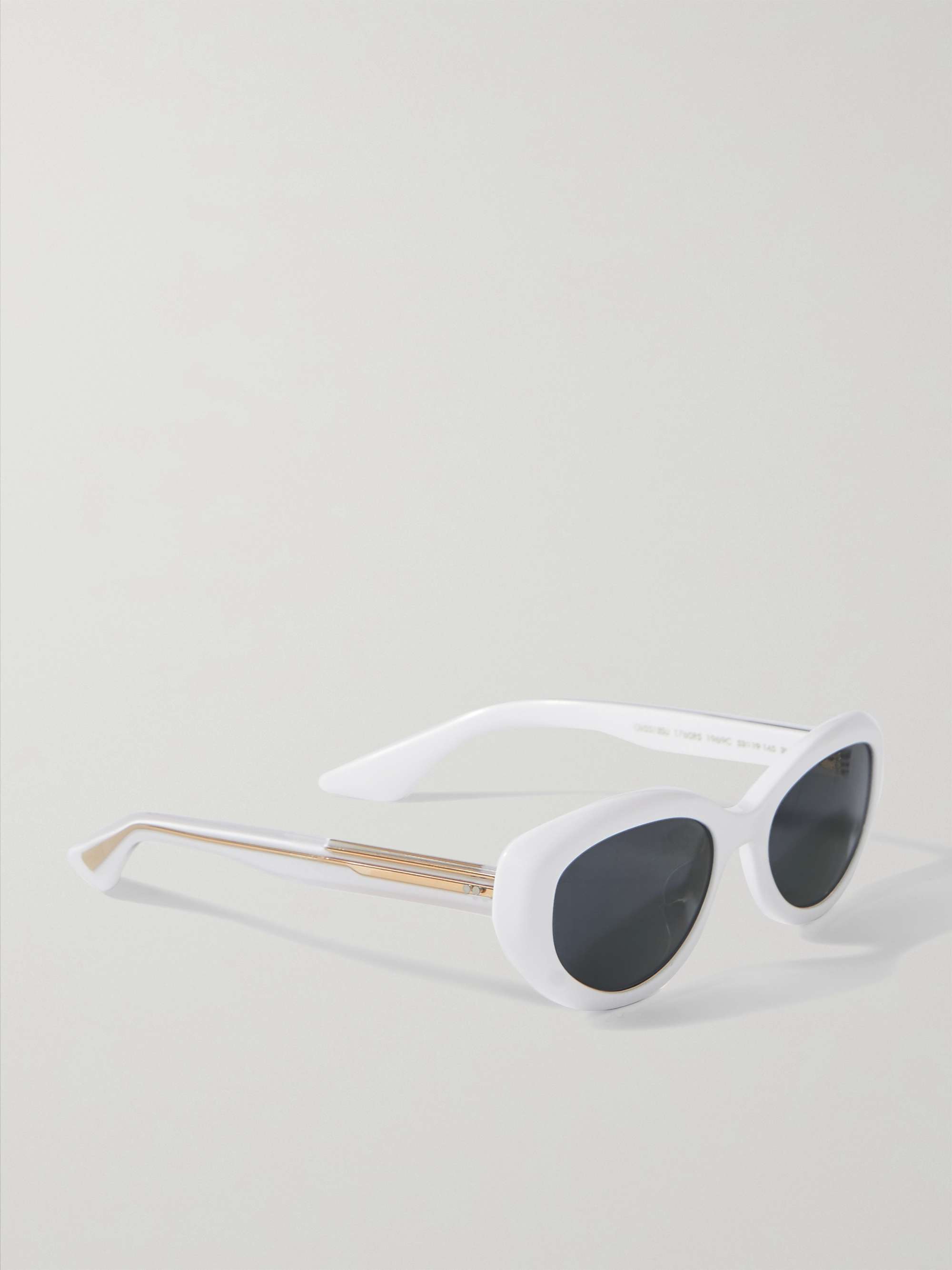 OLIVER PEOPLES + Khaite 1969 oval-frame acetate sunglasses