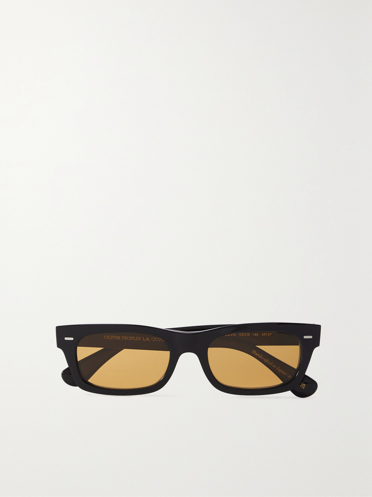 Oliver Peoples - Davri Rectangular-frame Acetate Sunglasses - Black