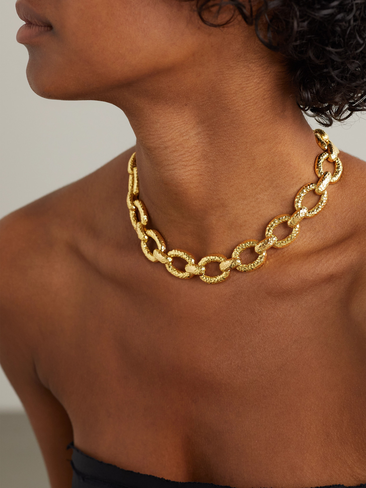 David Webb Anchor 18-karat Gold Necklace In Gold