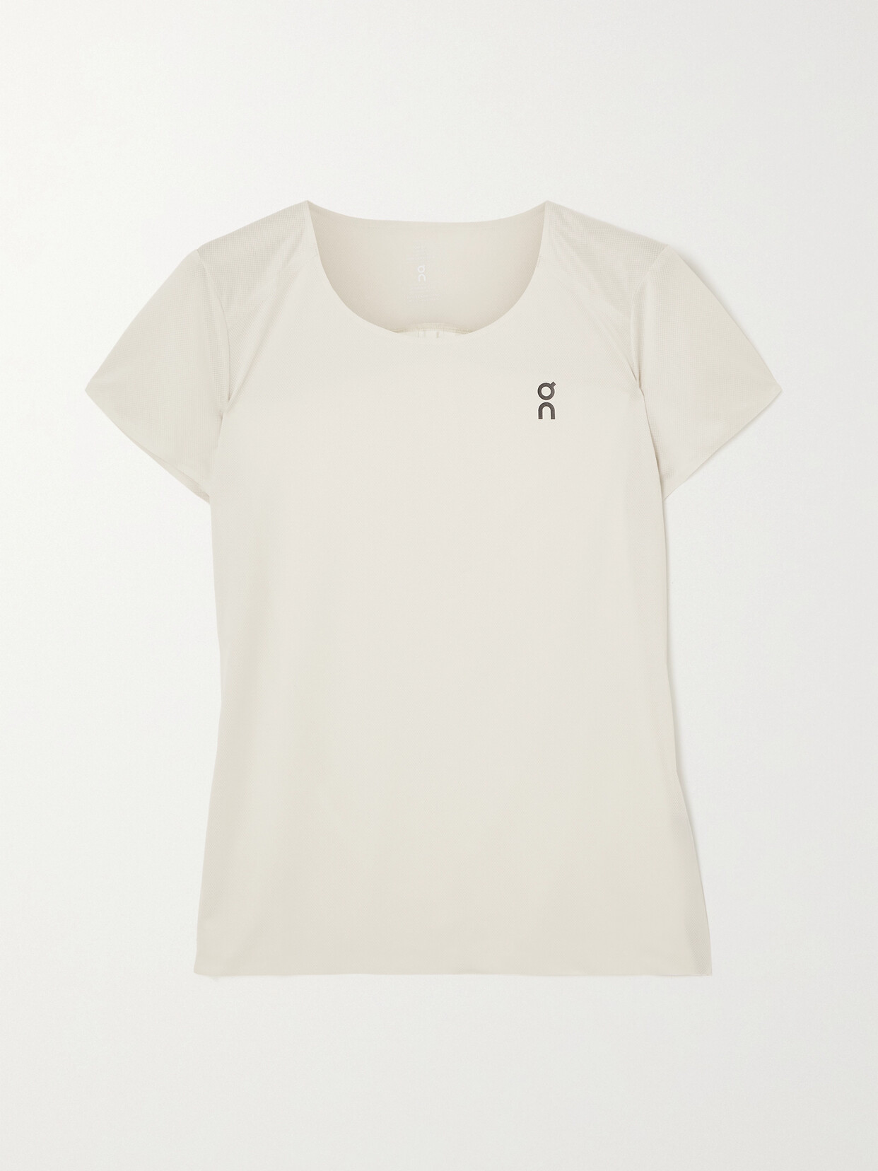 ON - Performance-t Recycled Mesh And Jersey T-shirt - Off-white