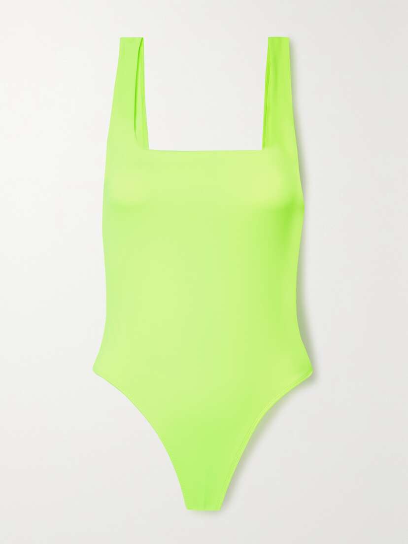 GOOD AMERICAN Stretch-jersey Thong Bodysuit